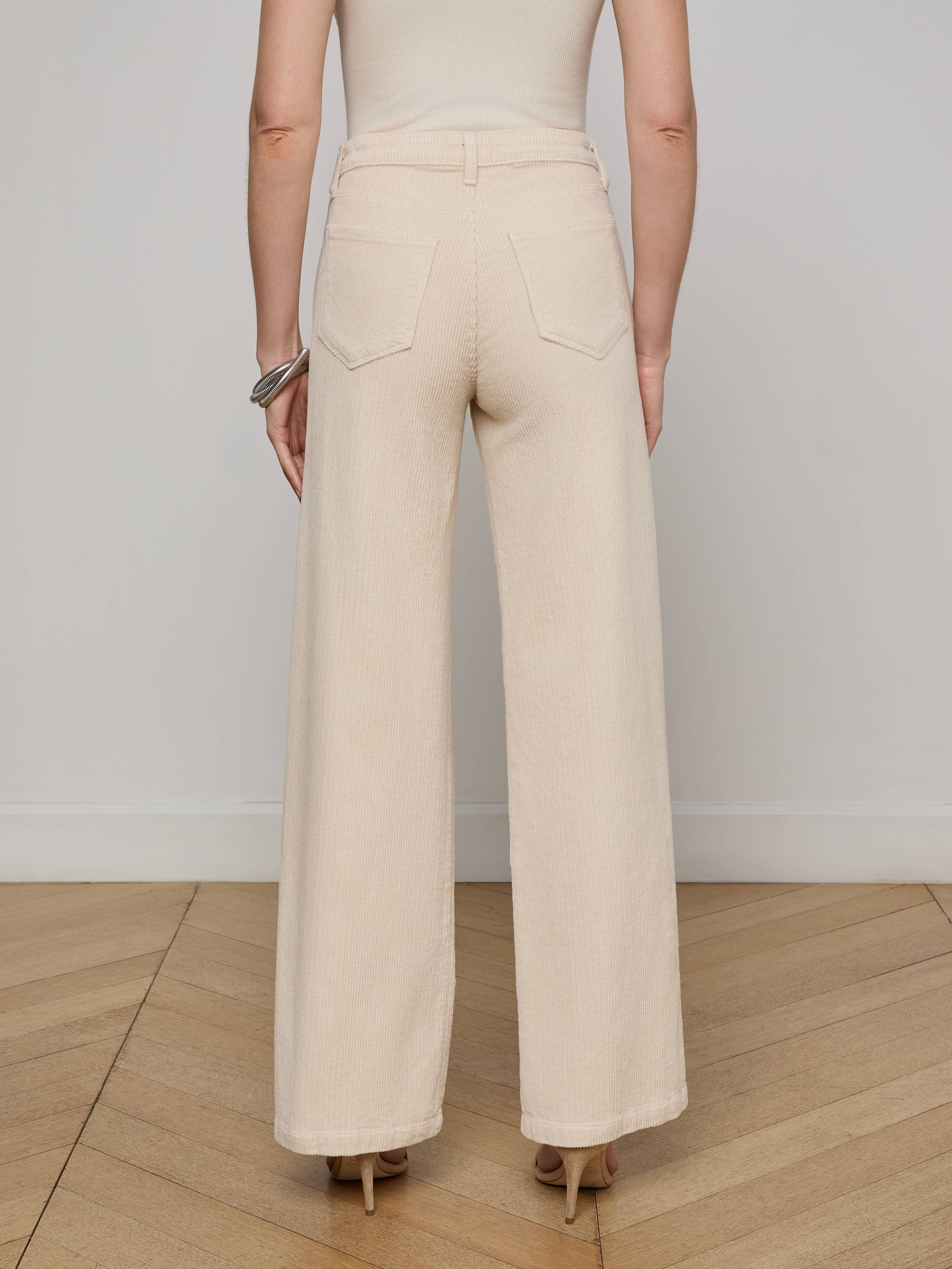 L'AGENCE - Scottie Corduroy Wide - Leg Pant - Image 10