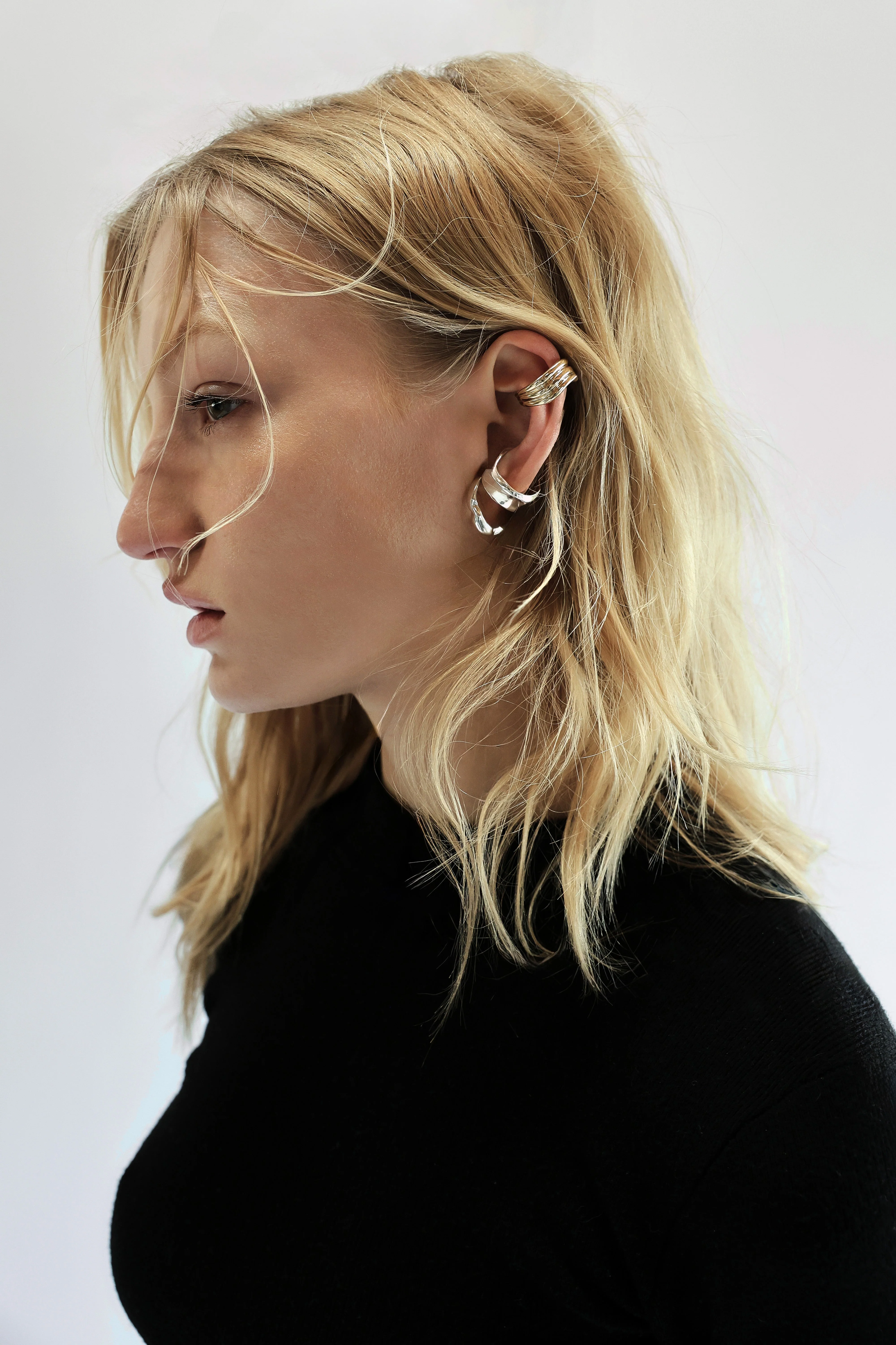 Kinn - Seren Ear Cuff/Ring Silver - Image 4