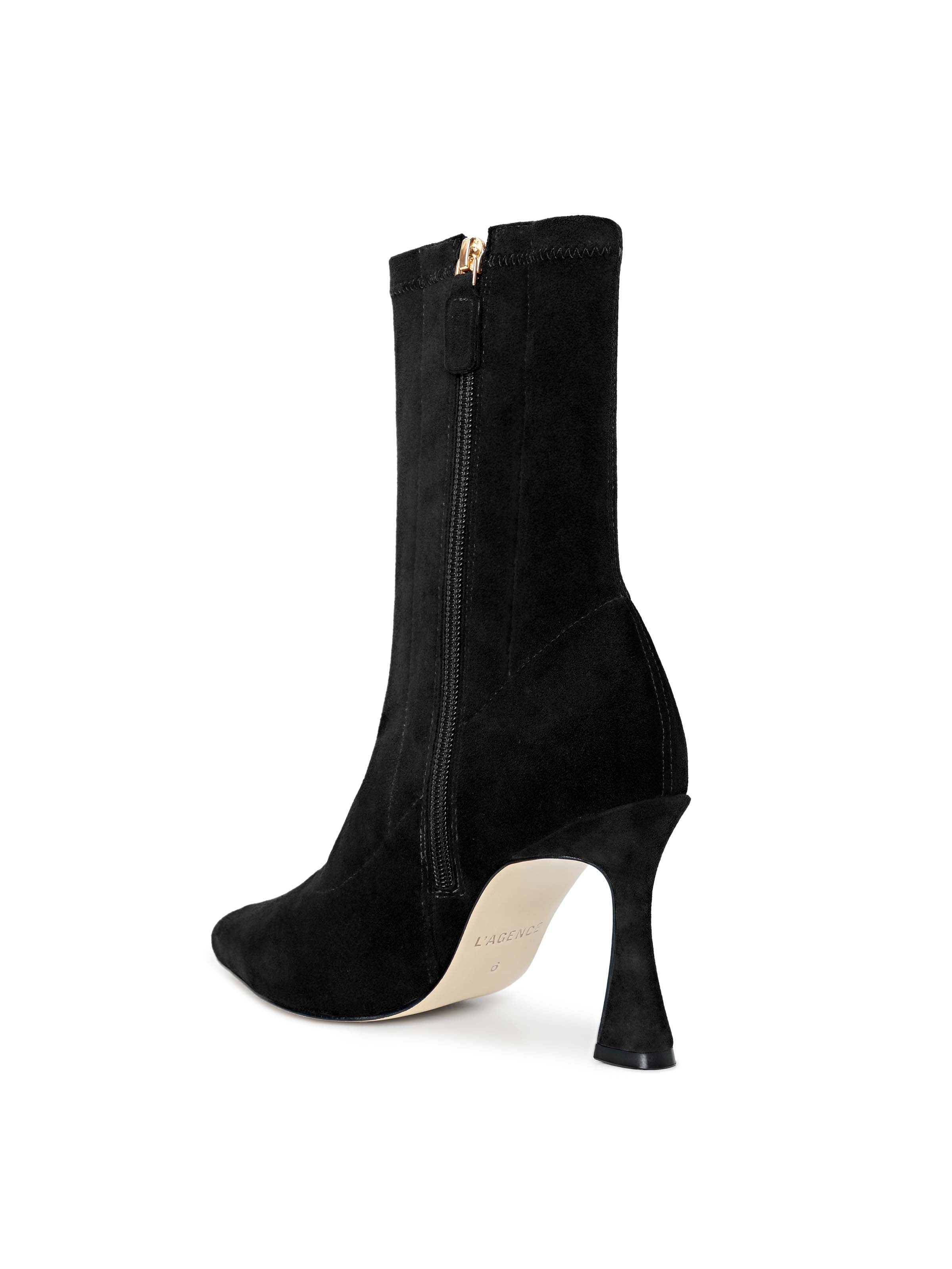 L'AGENCE - Severine Stretch - Suede Boot - Image 10