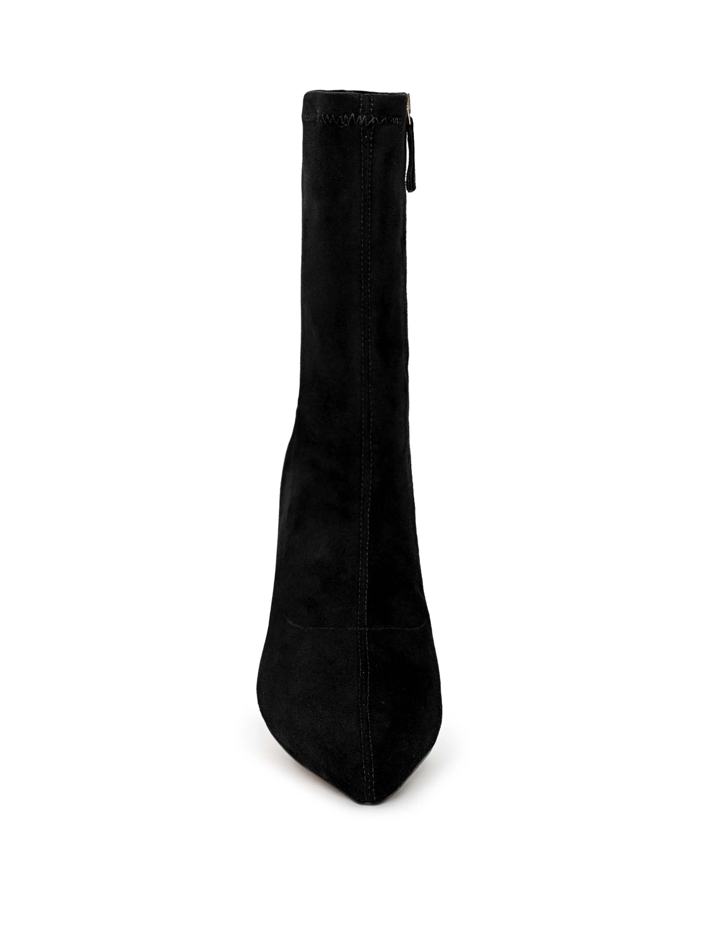 L'AGENCE - Severine Stretch - Suede Boot - Image 7