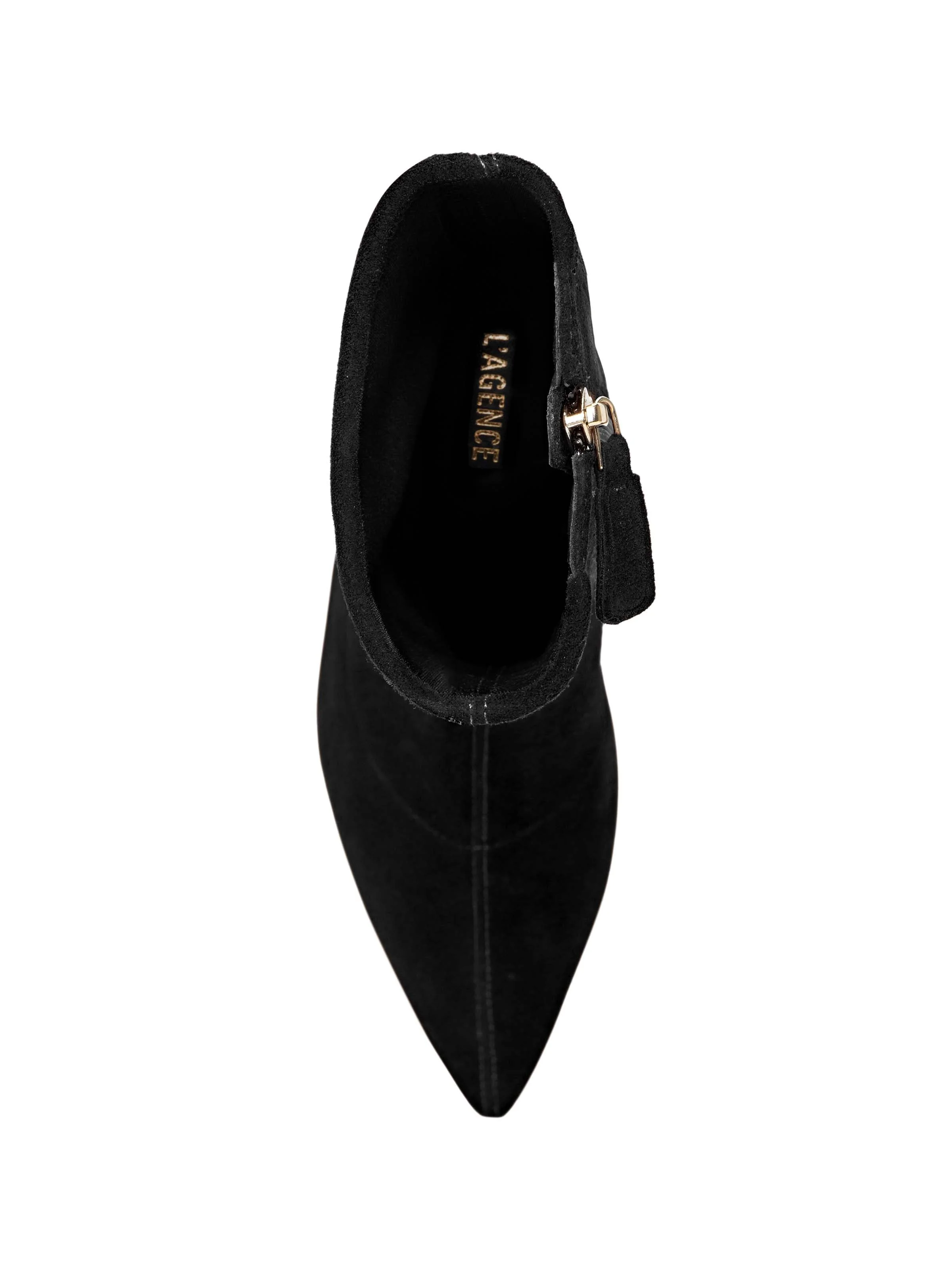L'AGENCE - Severine Stretch - Suede Boot - Image 9