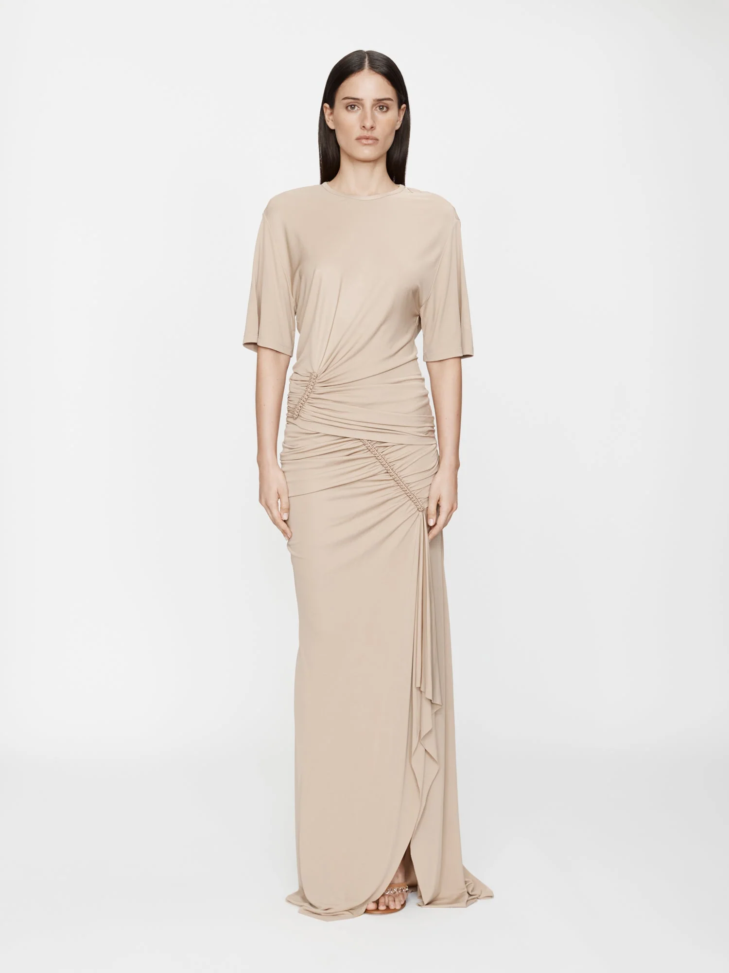 Christopher Esber - Shibari Jersey Ruche Skirt - Image 2