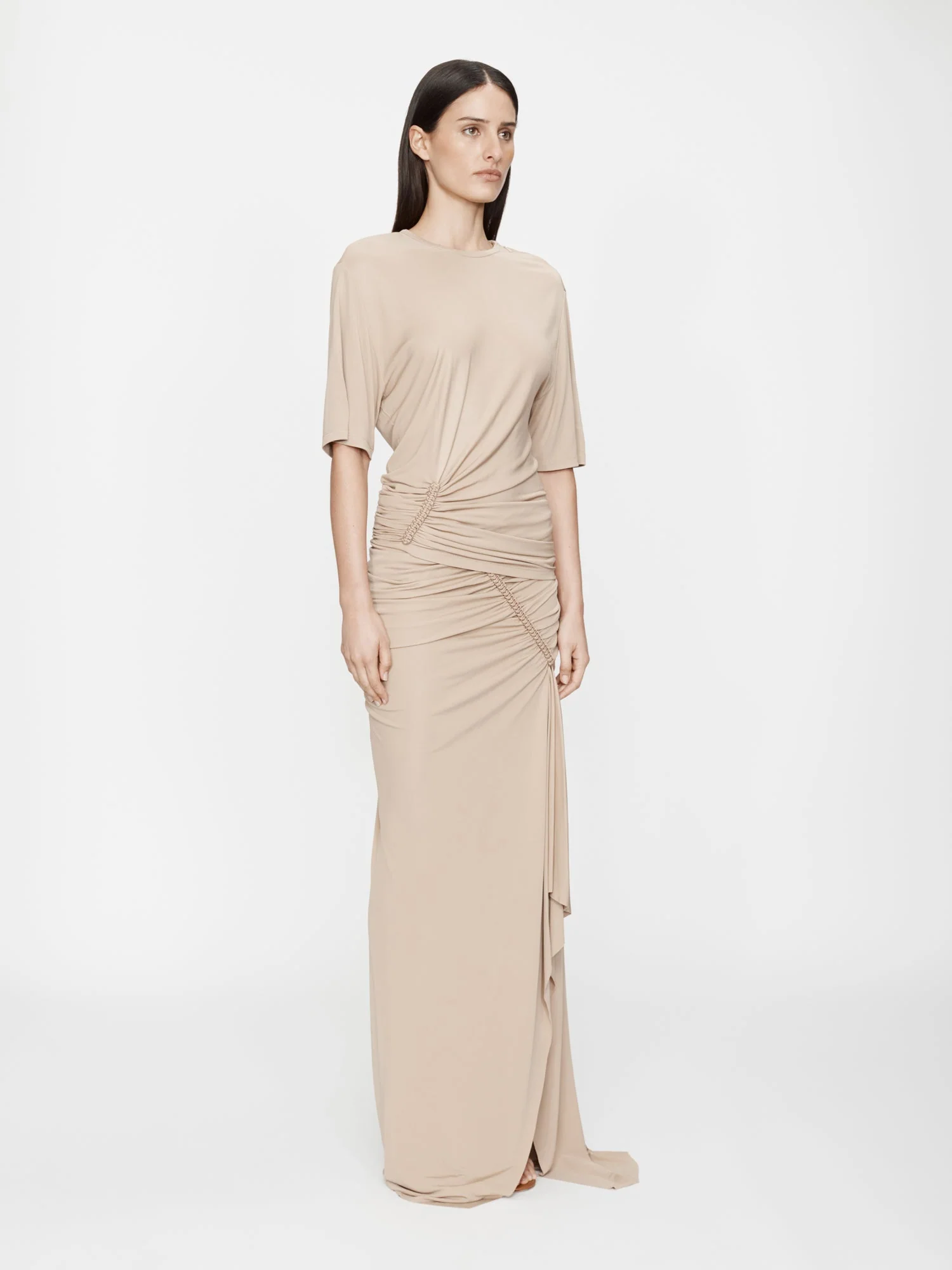 Christopher Esber - Shibari Jersey Ruche Skirt - Image 3