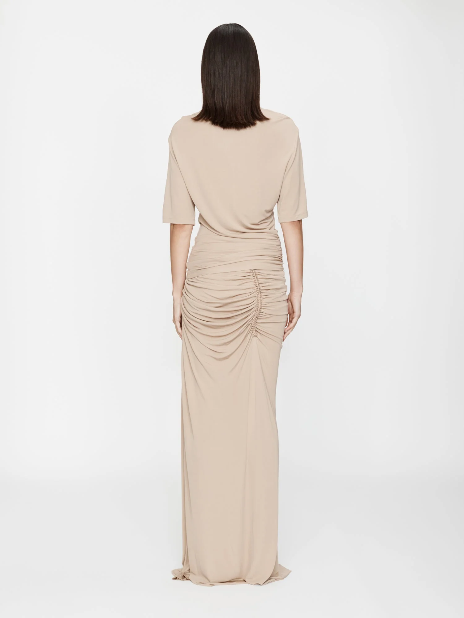 Christopher Esber - Shibari Jersey Ruche Skirt - Image 4