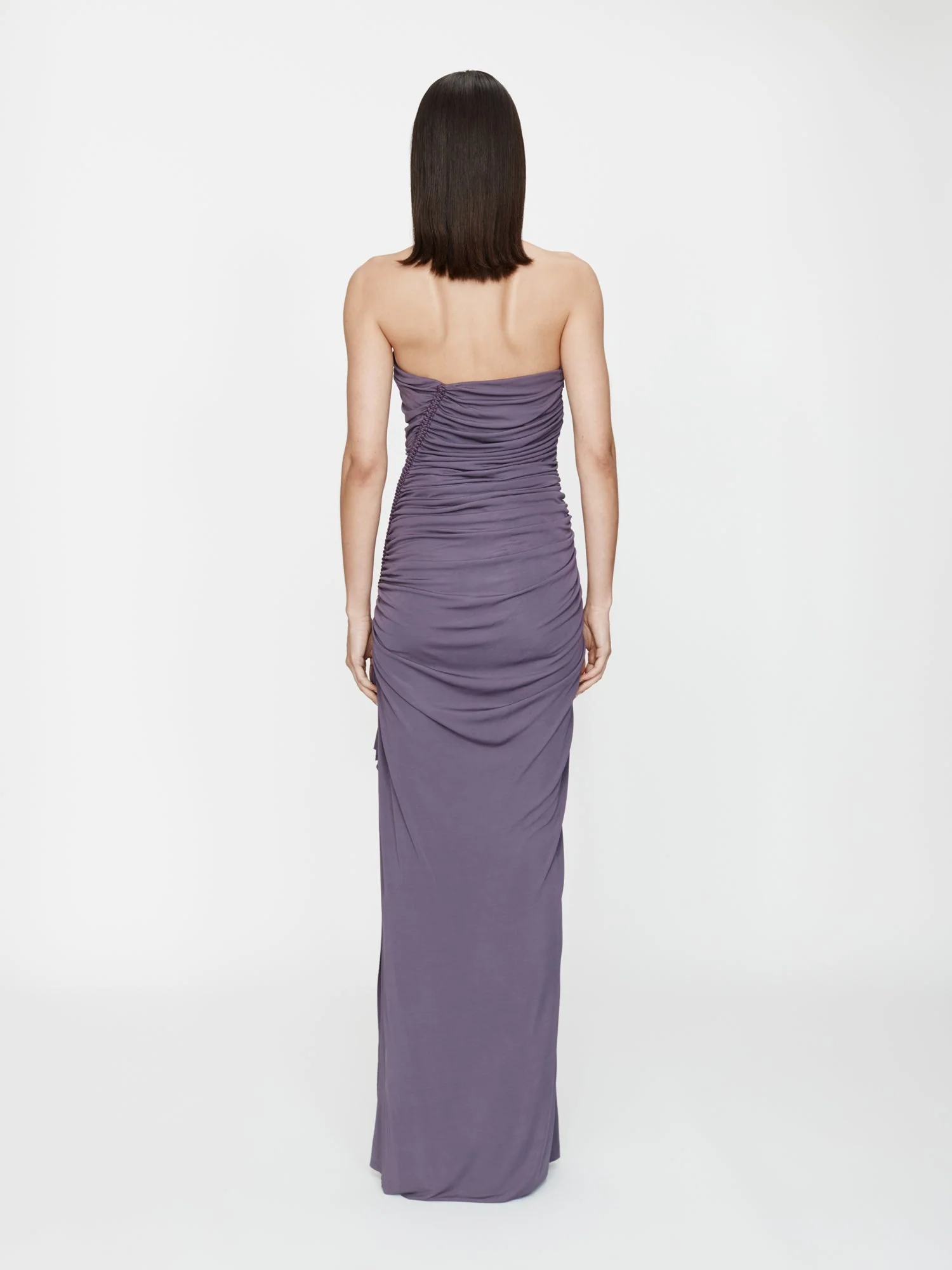 Christopher Esber - Shibari Jersey Ruche Strapless Dress - Image 5