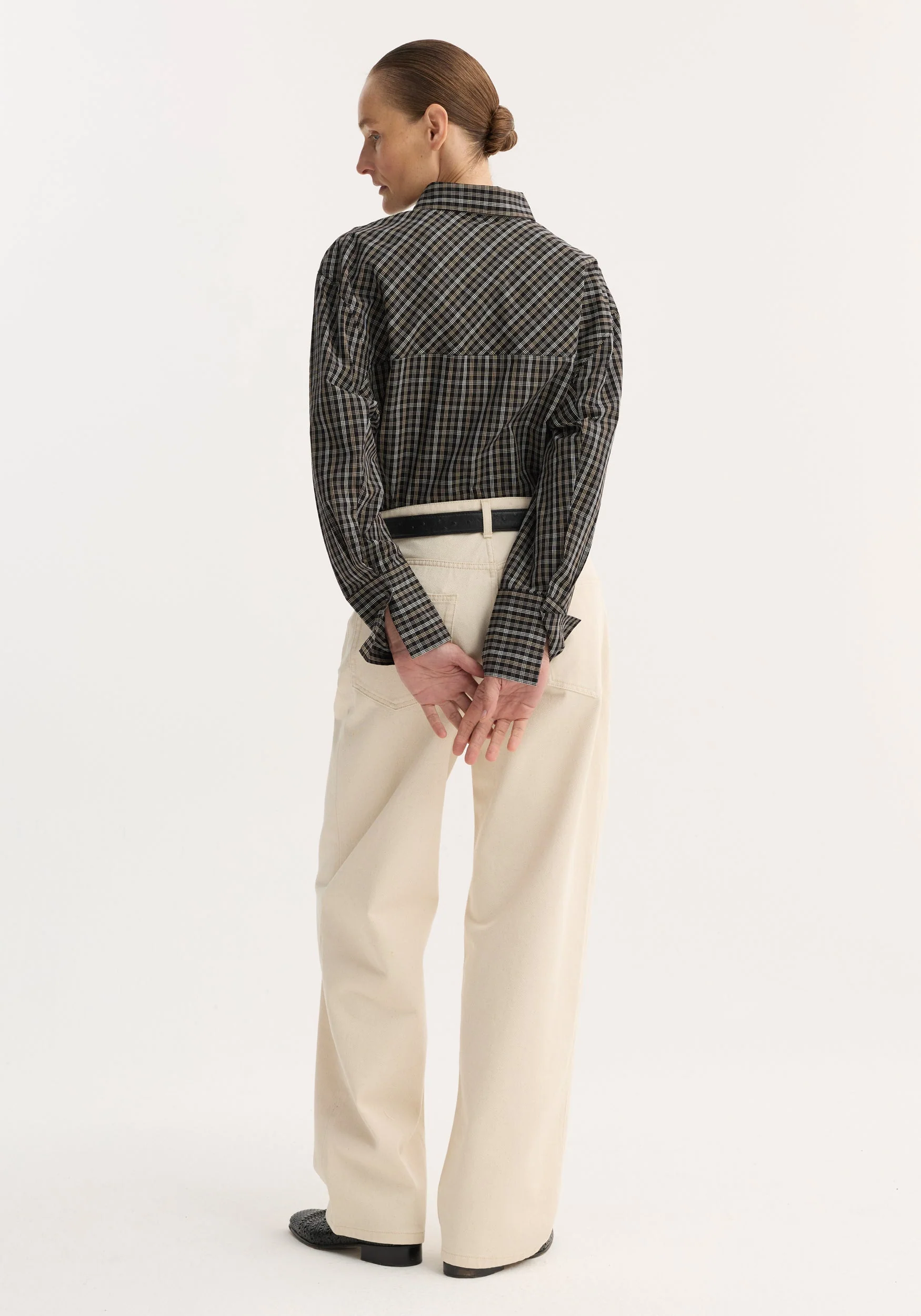 ROHE - Baggy fit denim | ecru - Image 4