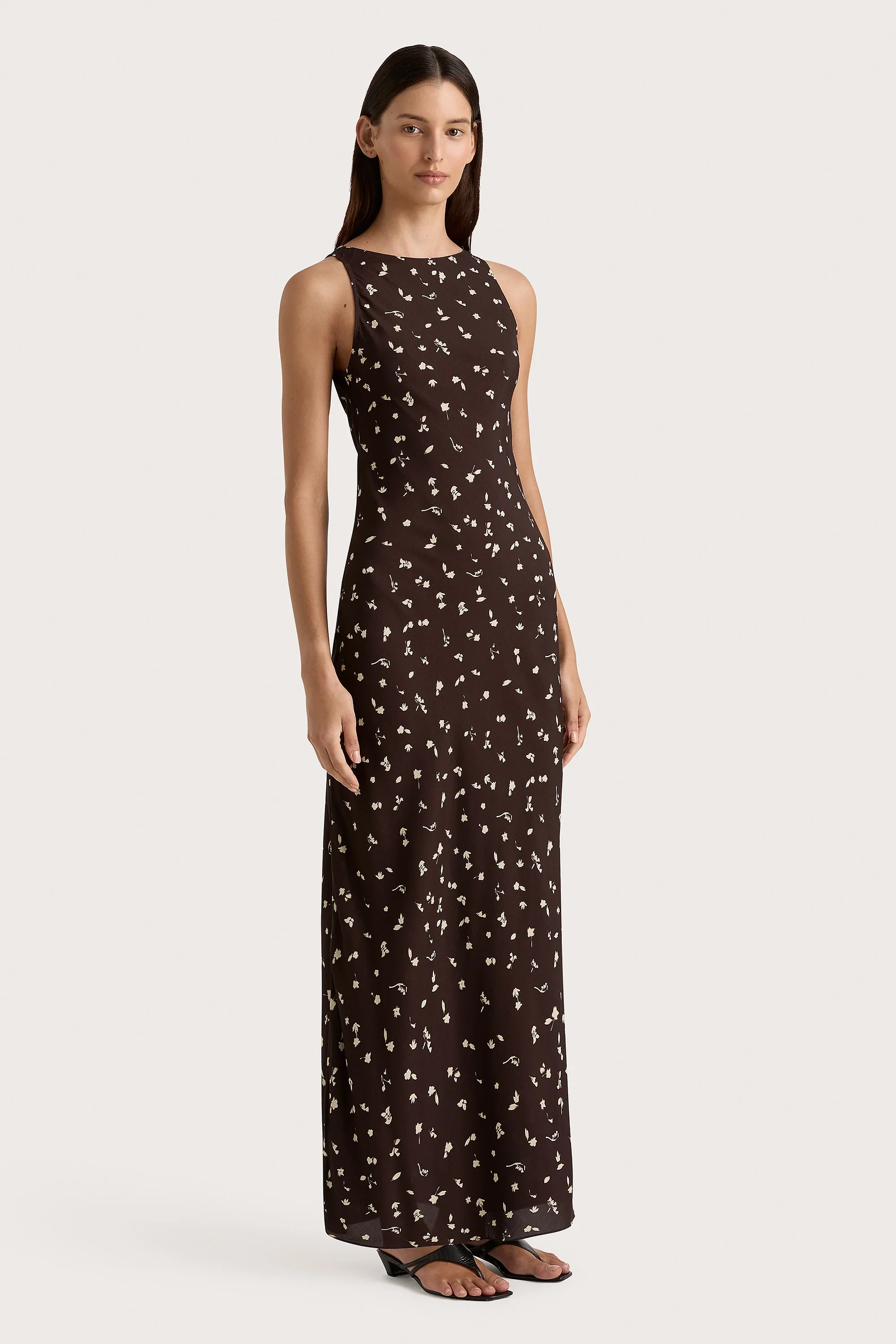 Faithfull - Silya Maxi Dress Clover Brown - Final Sale - Image 3
