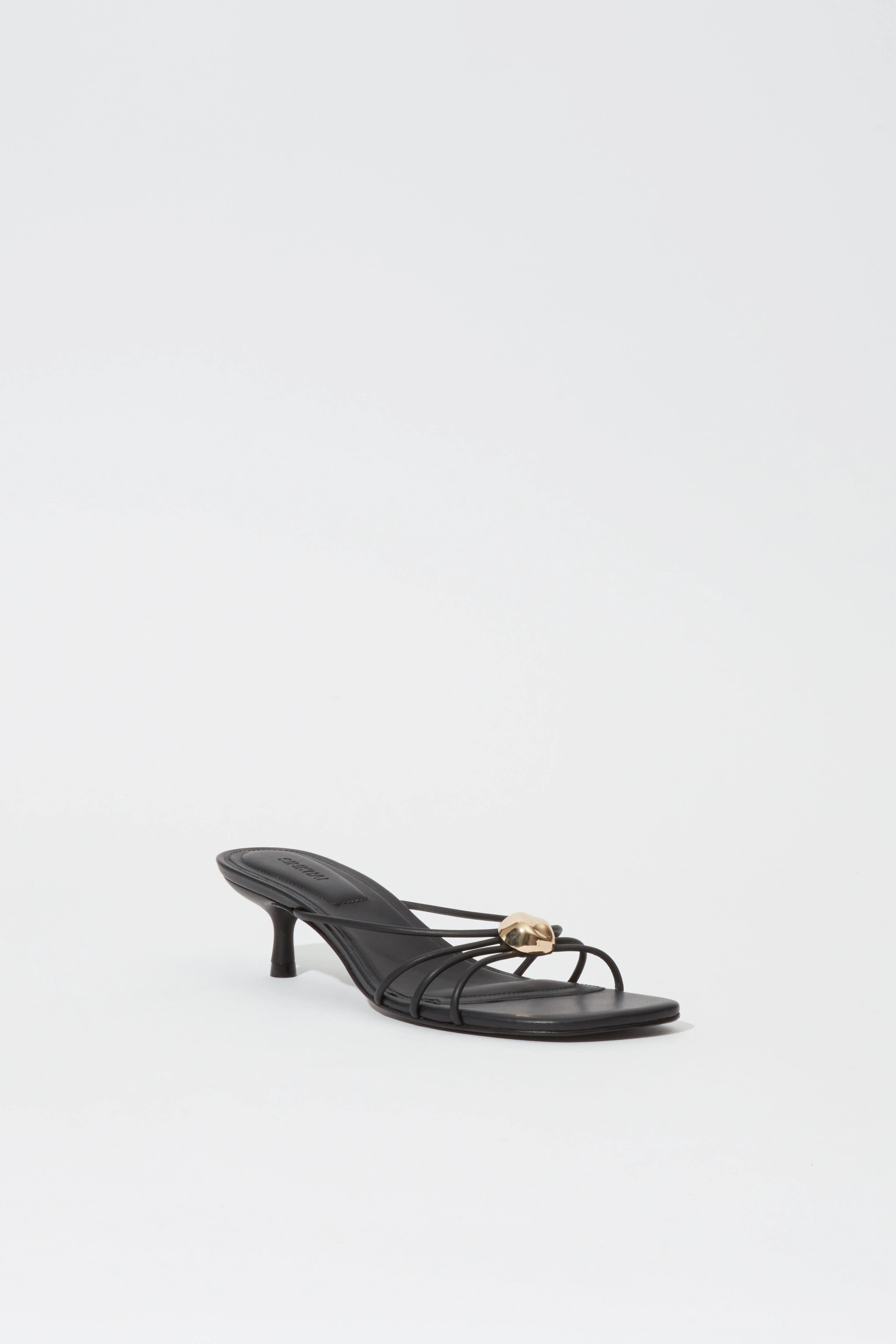 Simkhai - Amaya Leather Strappy Kitten Heel - Image 2