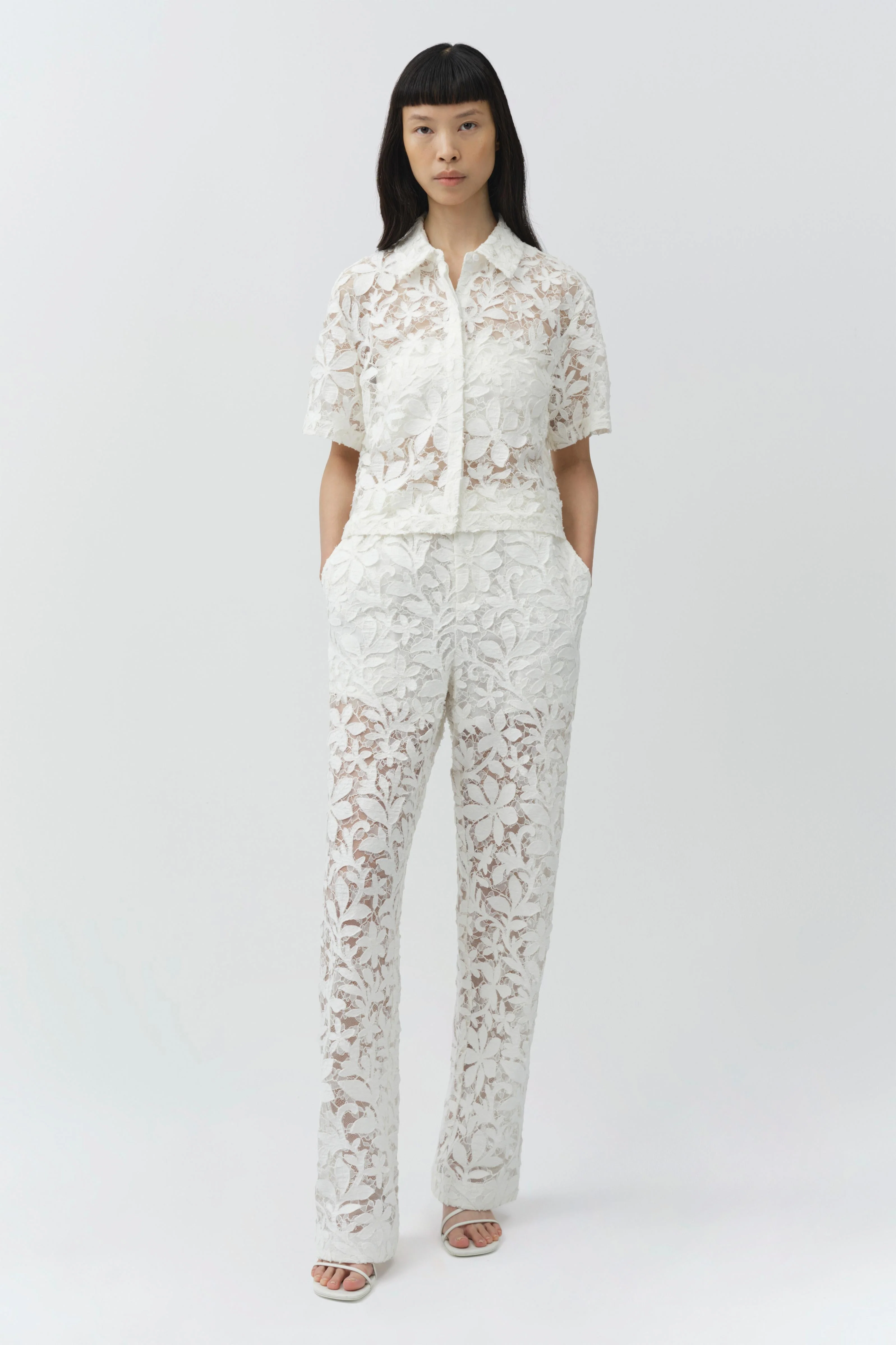 Simkhai - Annaelle Cotton Lace Top - Image 2