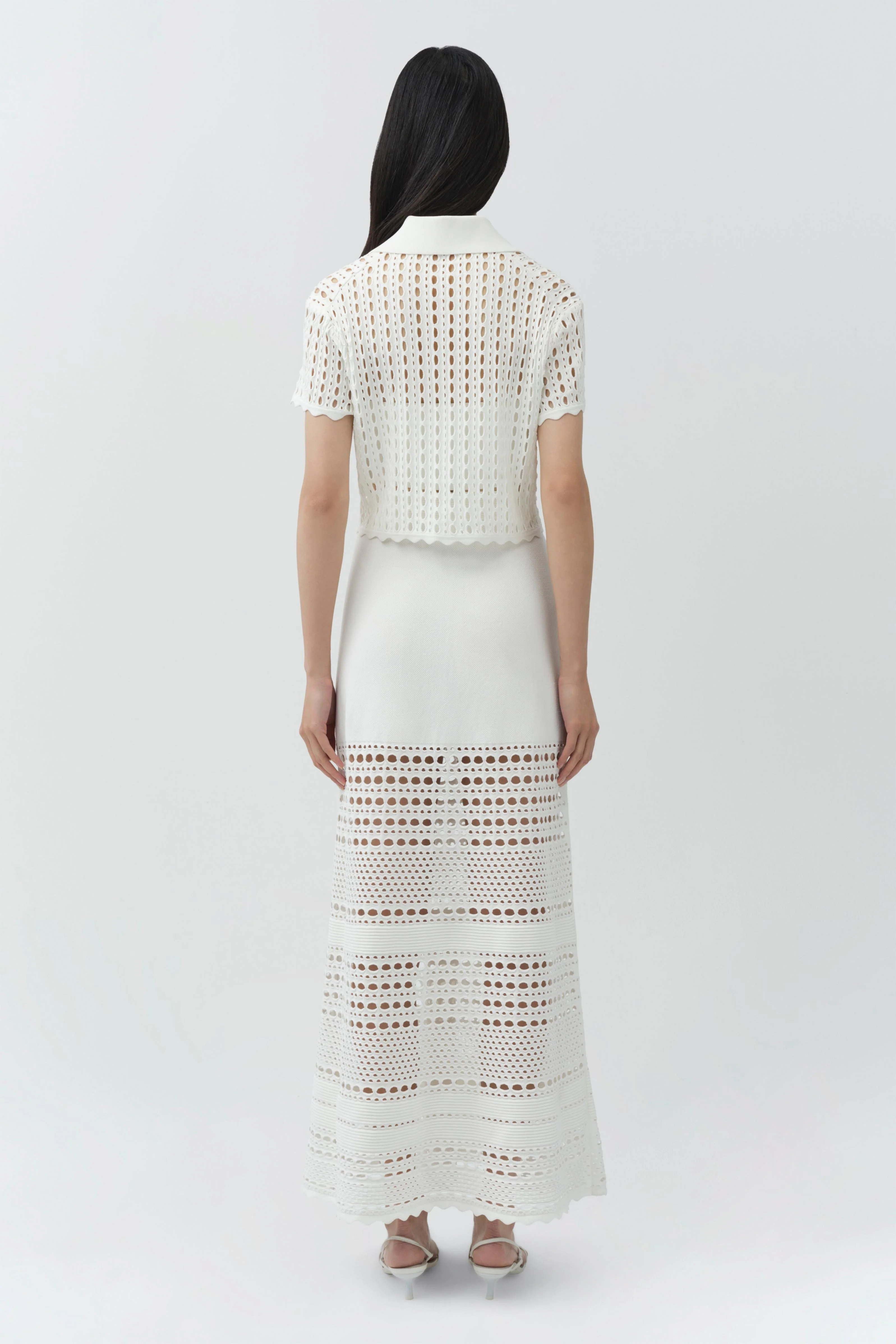 Simkhai - Arlan Open Stitch Camp Shirt - Image 4