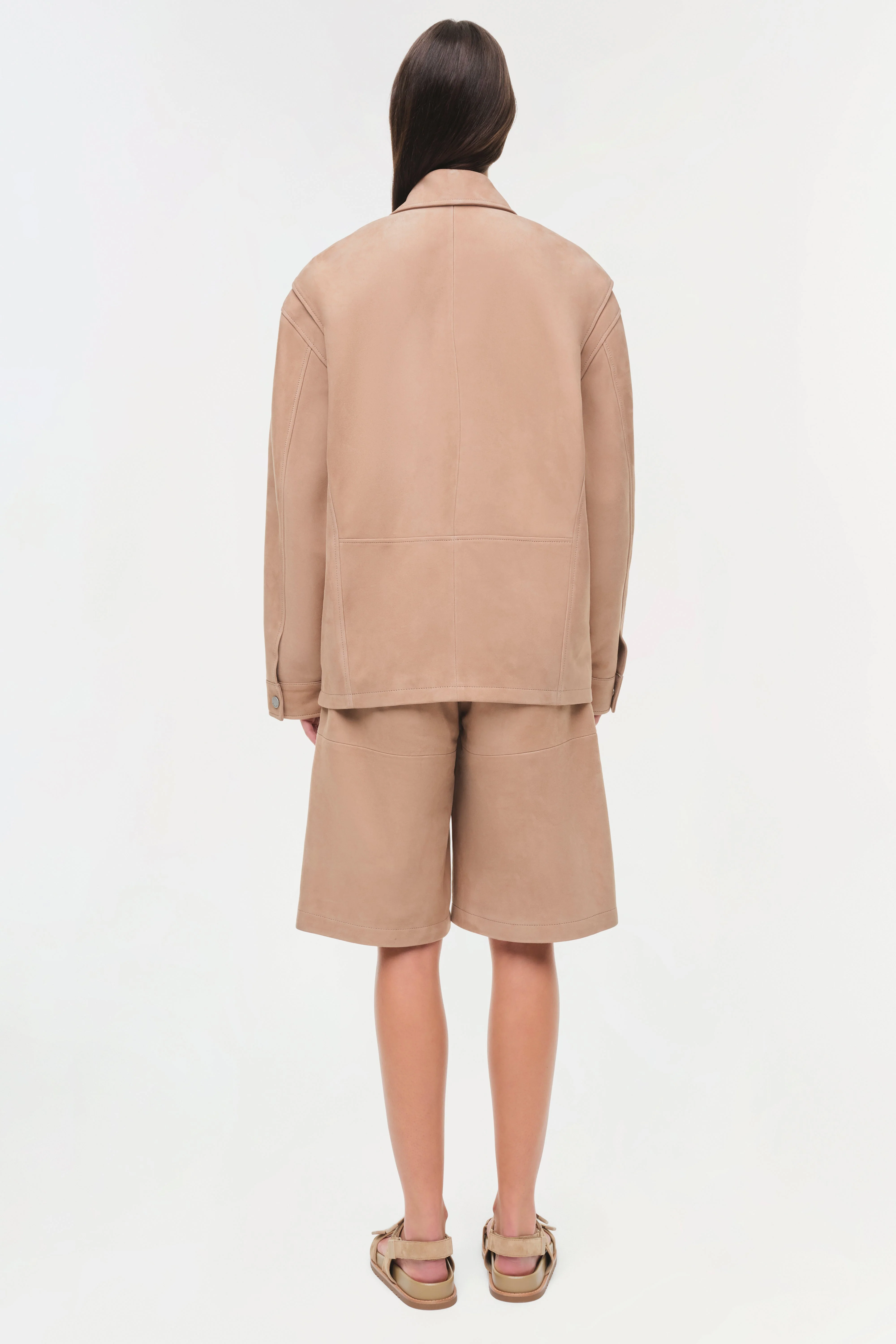 Simkhai - Aslan Long Suede Jacket - Image 6