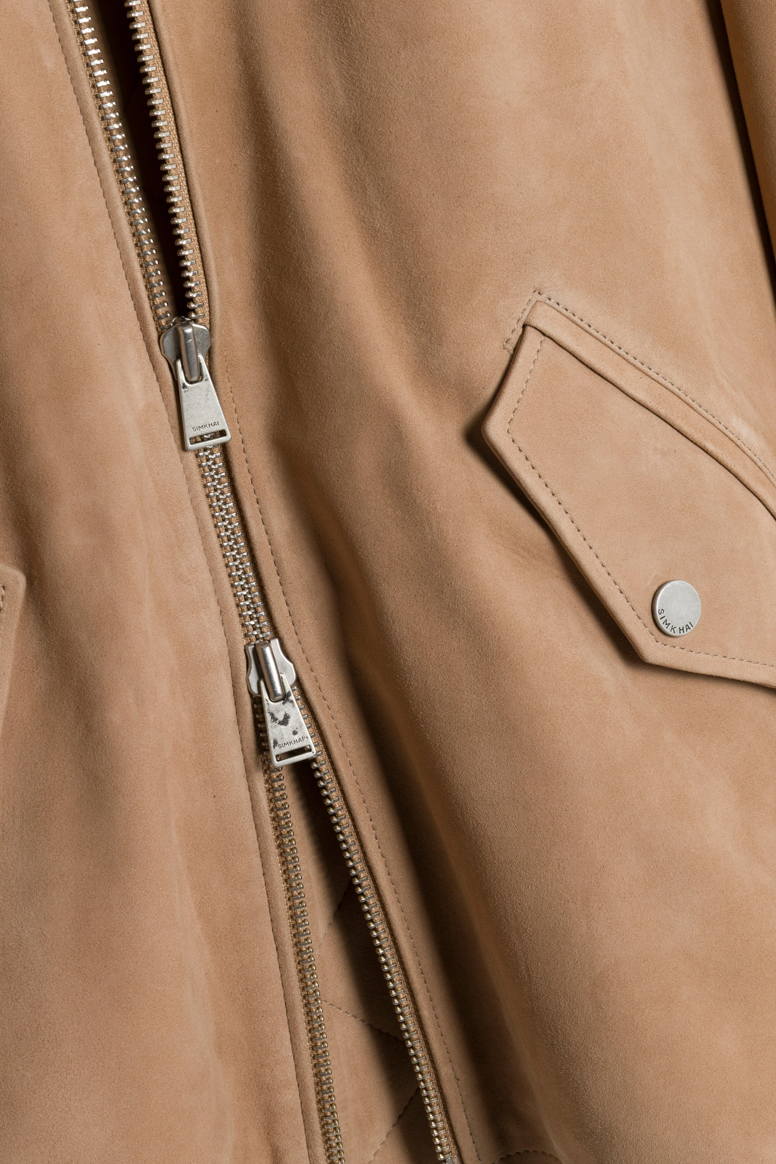 Simkhai - Aslan Long Suede Jacket - Image 9