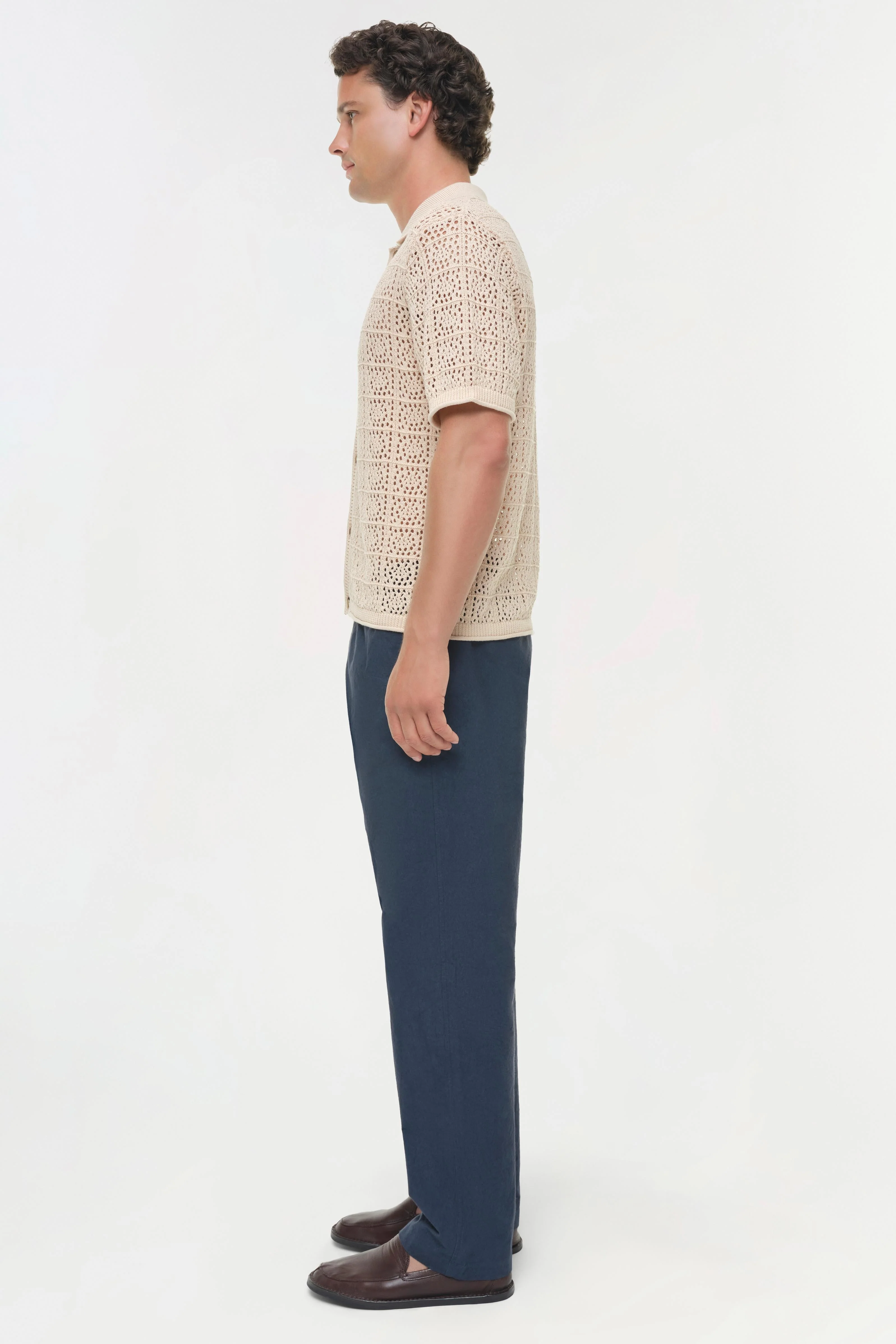 Simkhai - Billy Open Knit Shirt - Image 4