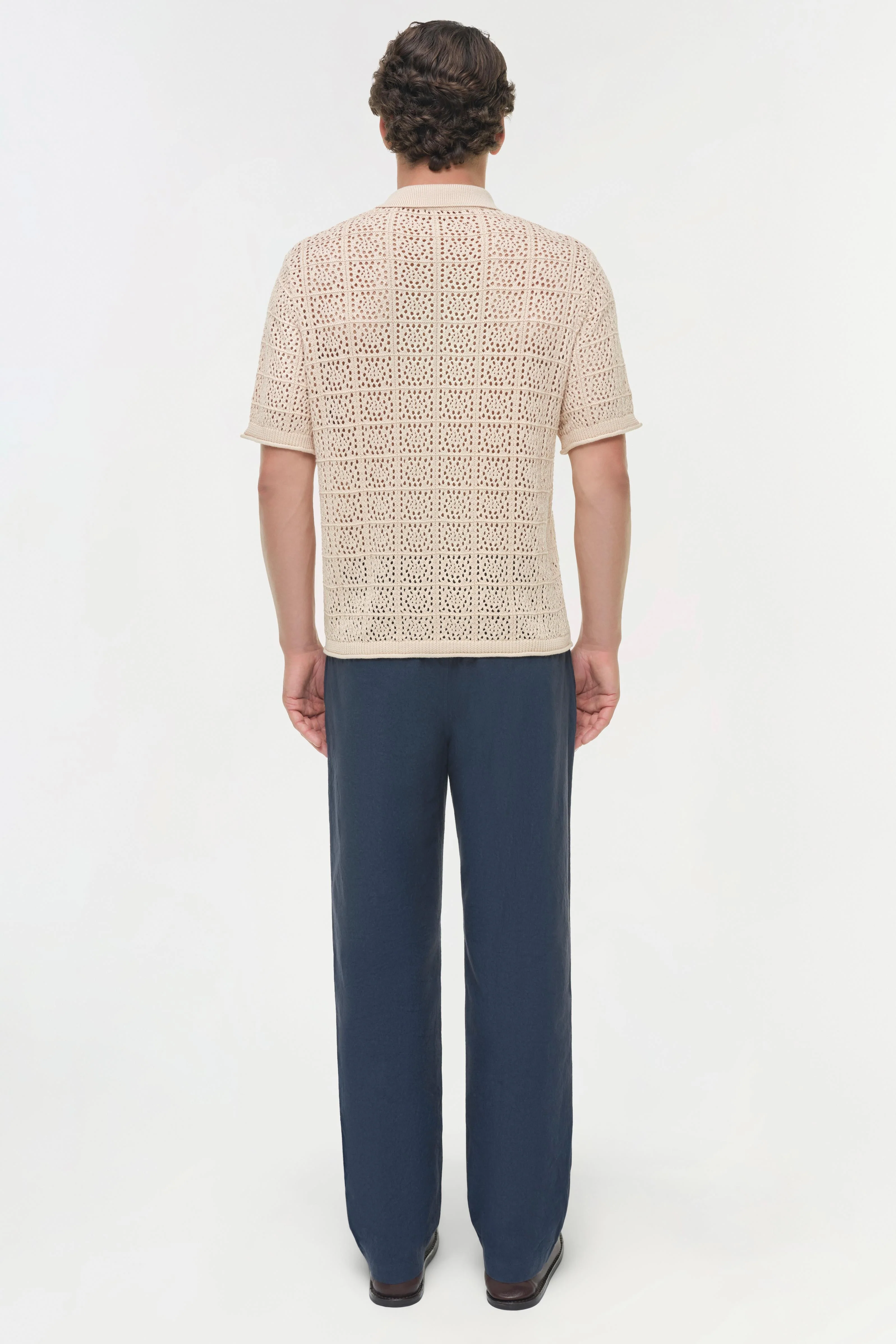 Simkhai - Billy Open Knit Shirt - Image 5