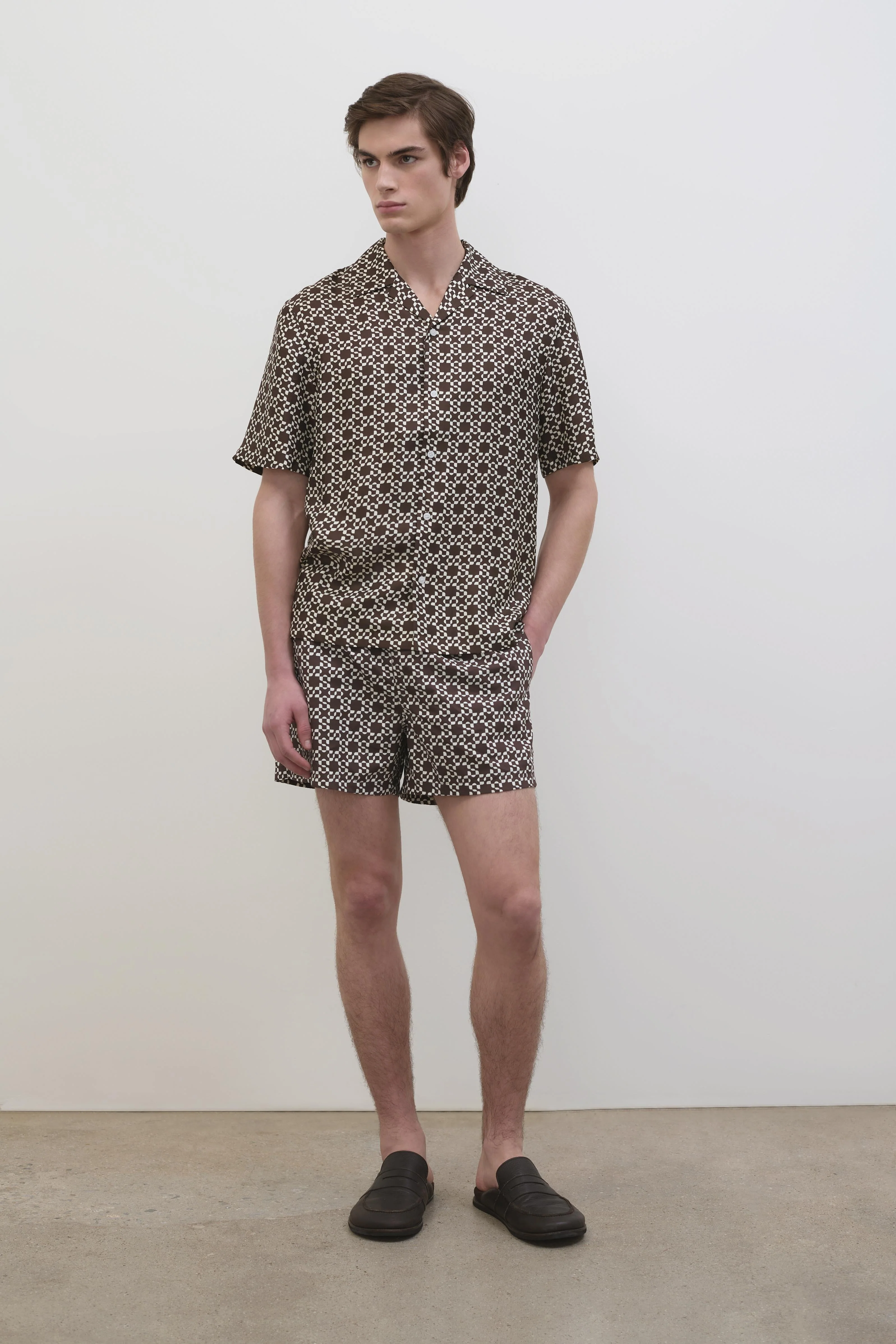Simkhai - Casper Printed Silk Shirt - Image 2