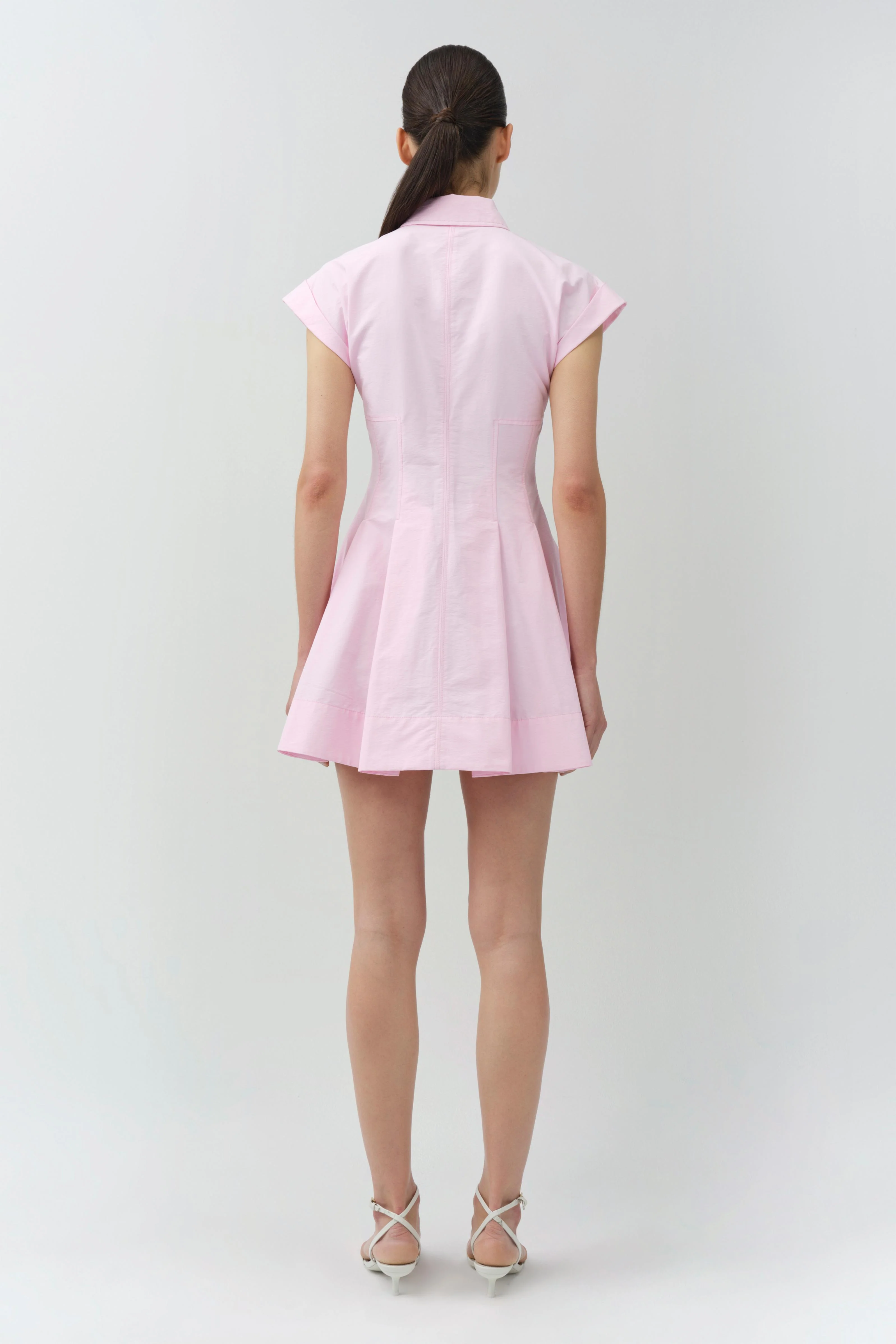 Simkhai - Clemmie Cotton Mini Dress - Image 5