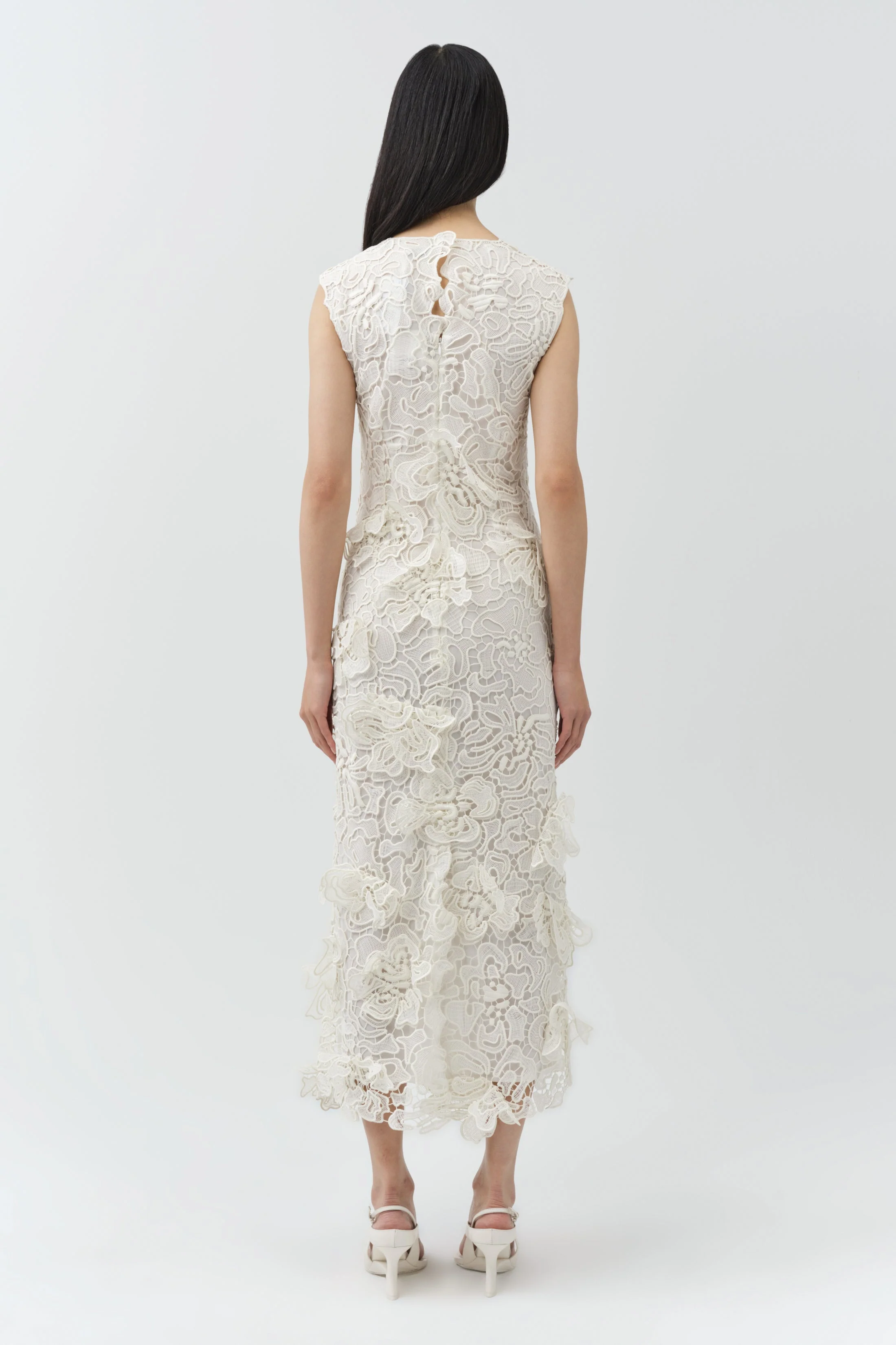 Simkhai - Dahlia Lace Midi Dress - Image 6