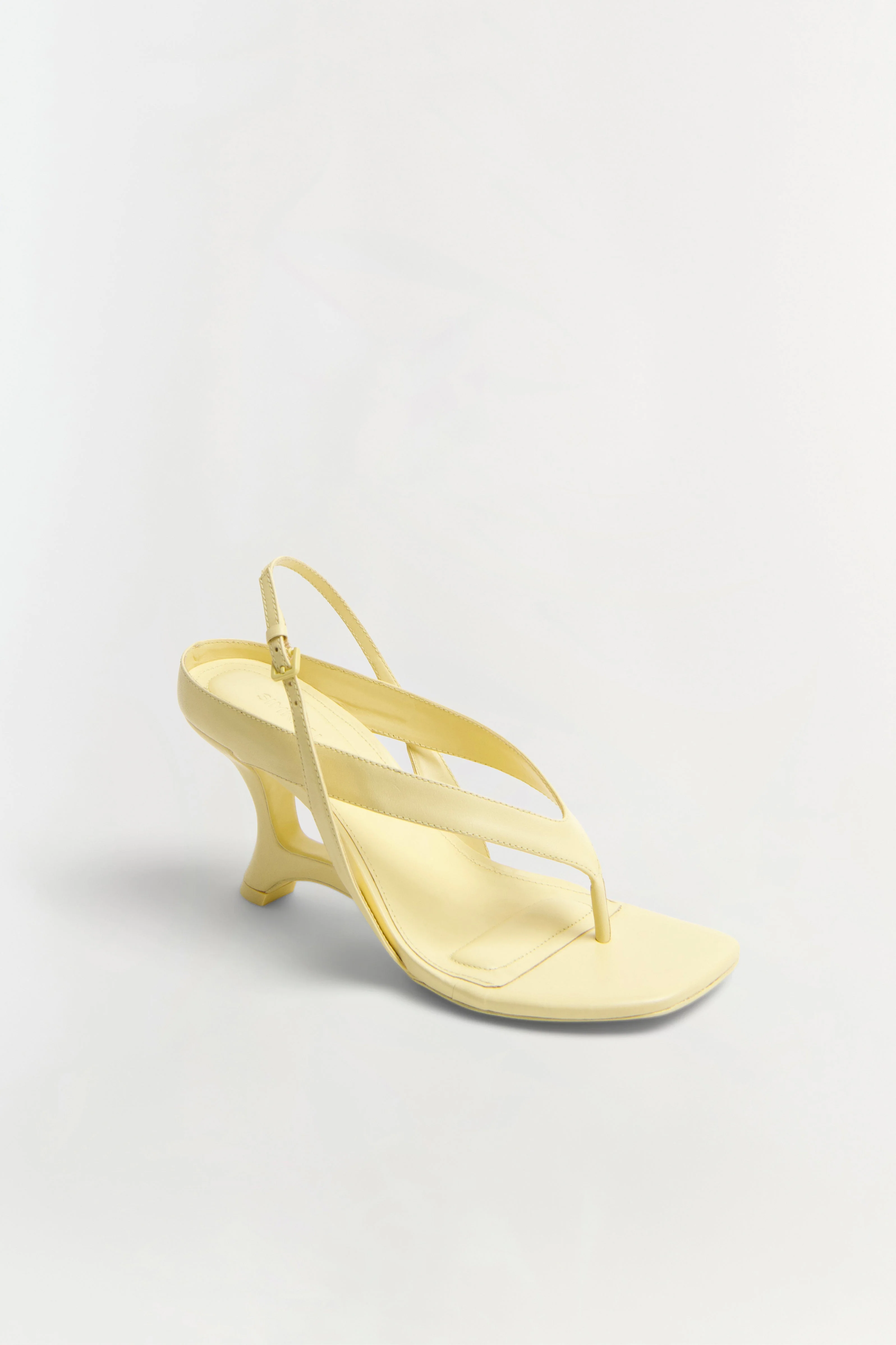 Simkhai - Darya Leather Wedge Thong Sandal - Image 3