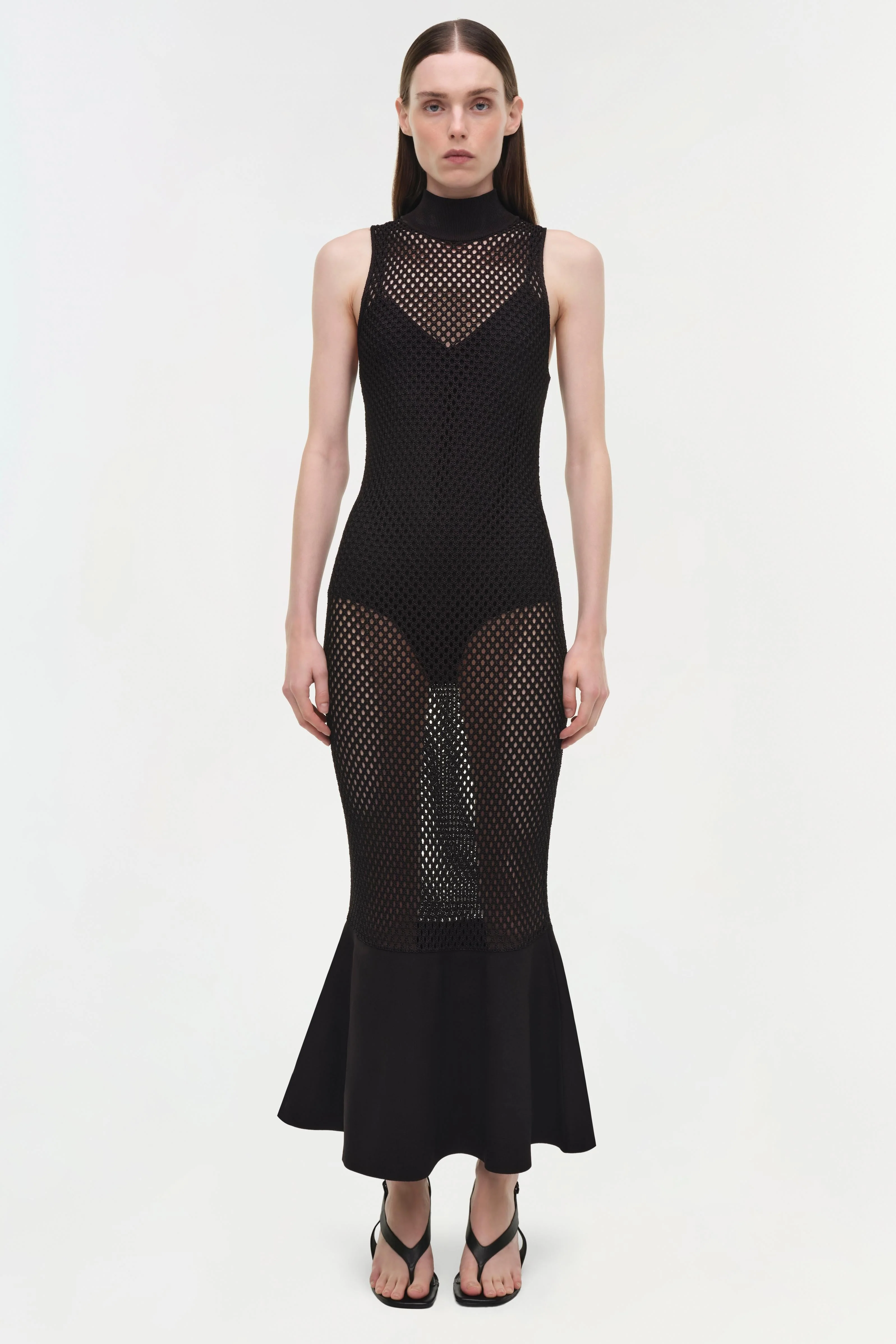 Simkhai - Daxton Mesh Knit Dress - Image 8