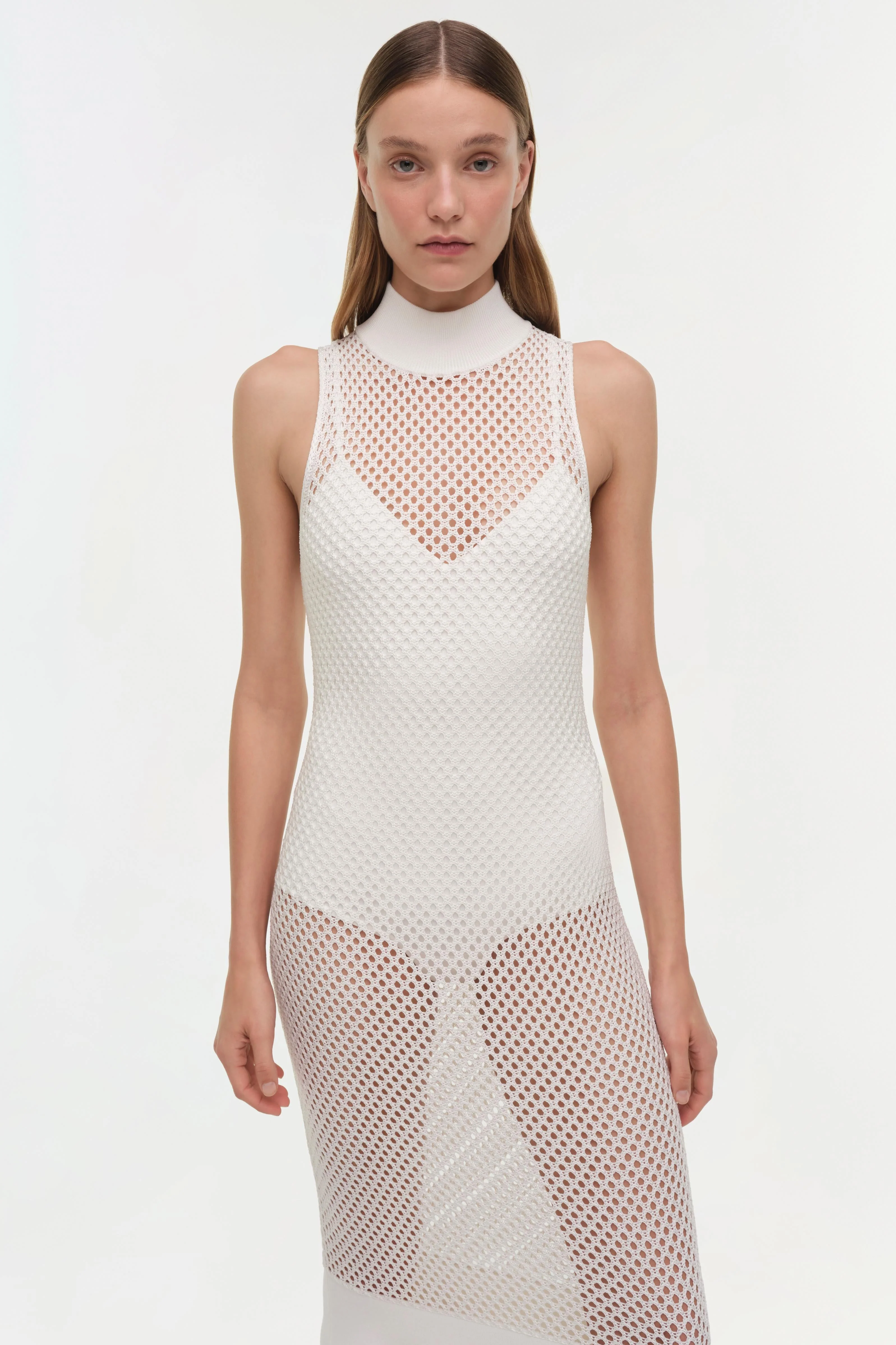 Simkhai - Daxton Mesh Knit Dress - Image 3