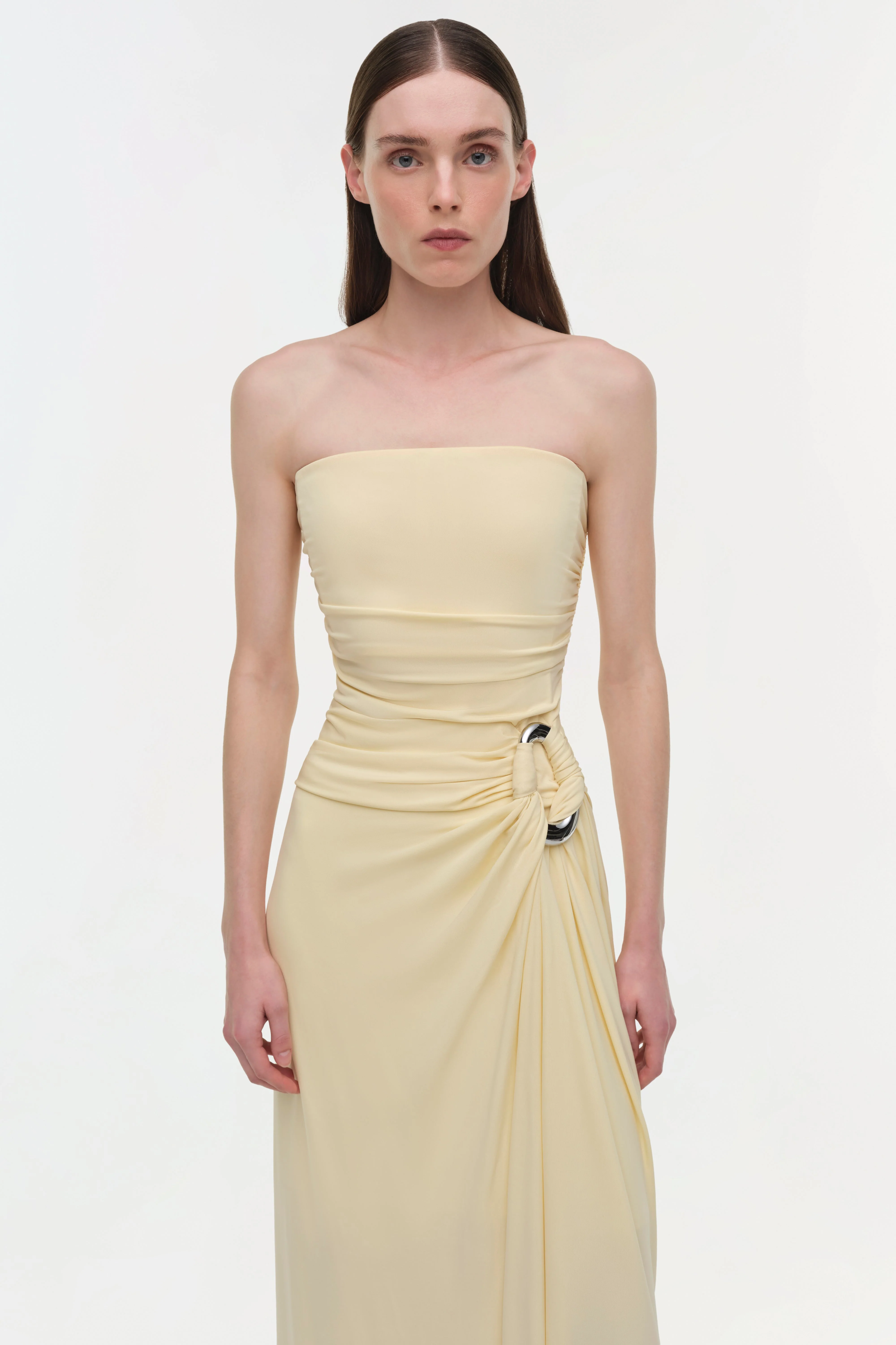 Simkhai - Emma Draped Jersey Bustier Gown - Image 4