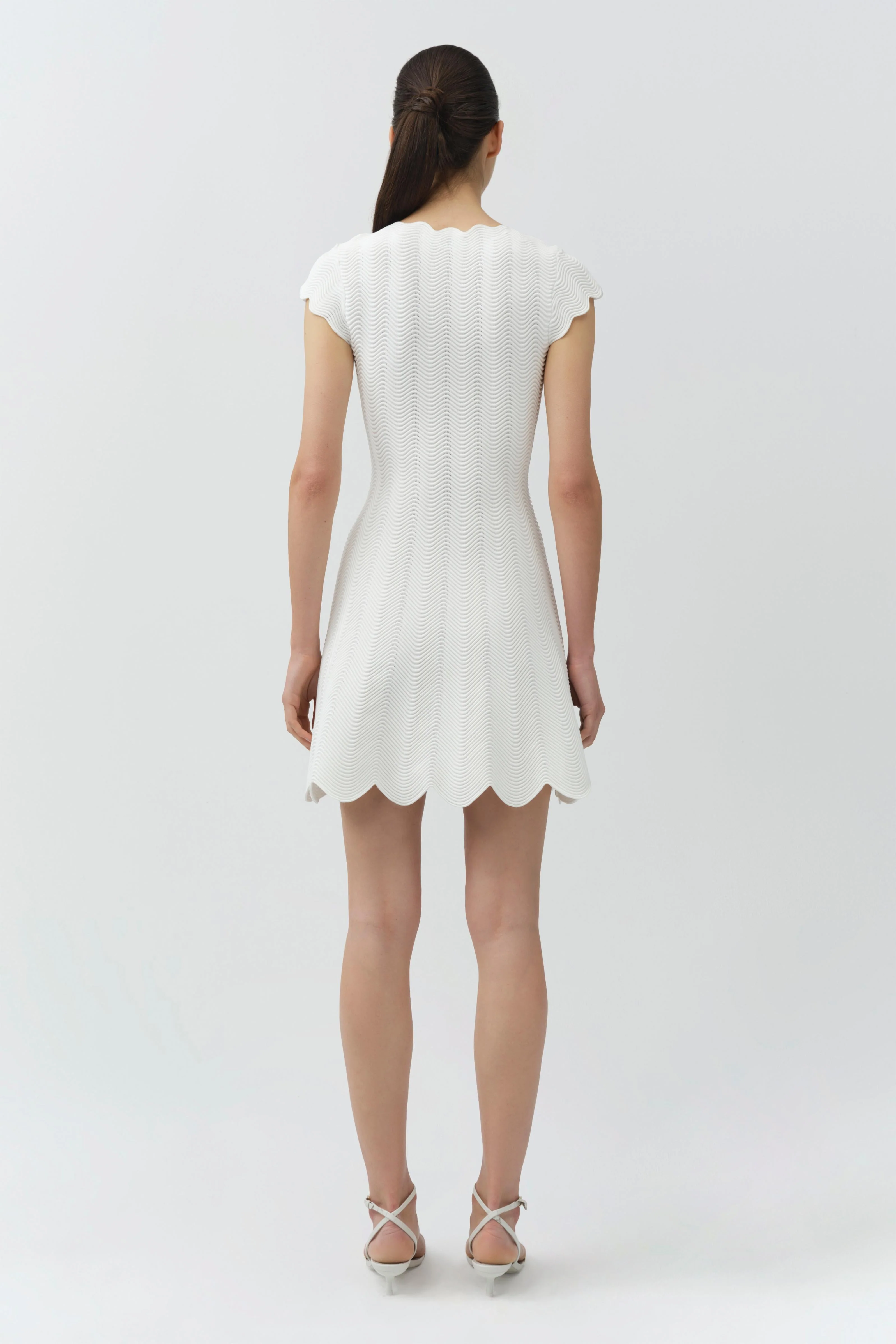 Simkhai - Evalynn Wavy Knit Mini Dress - Image 5