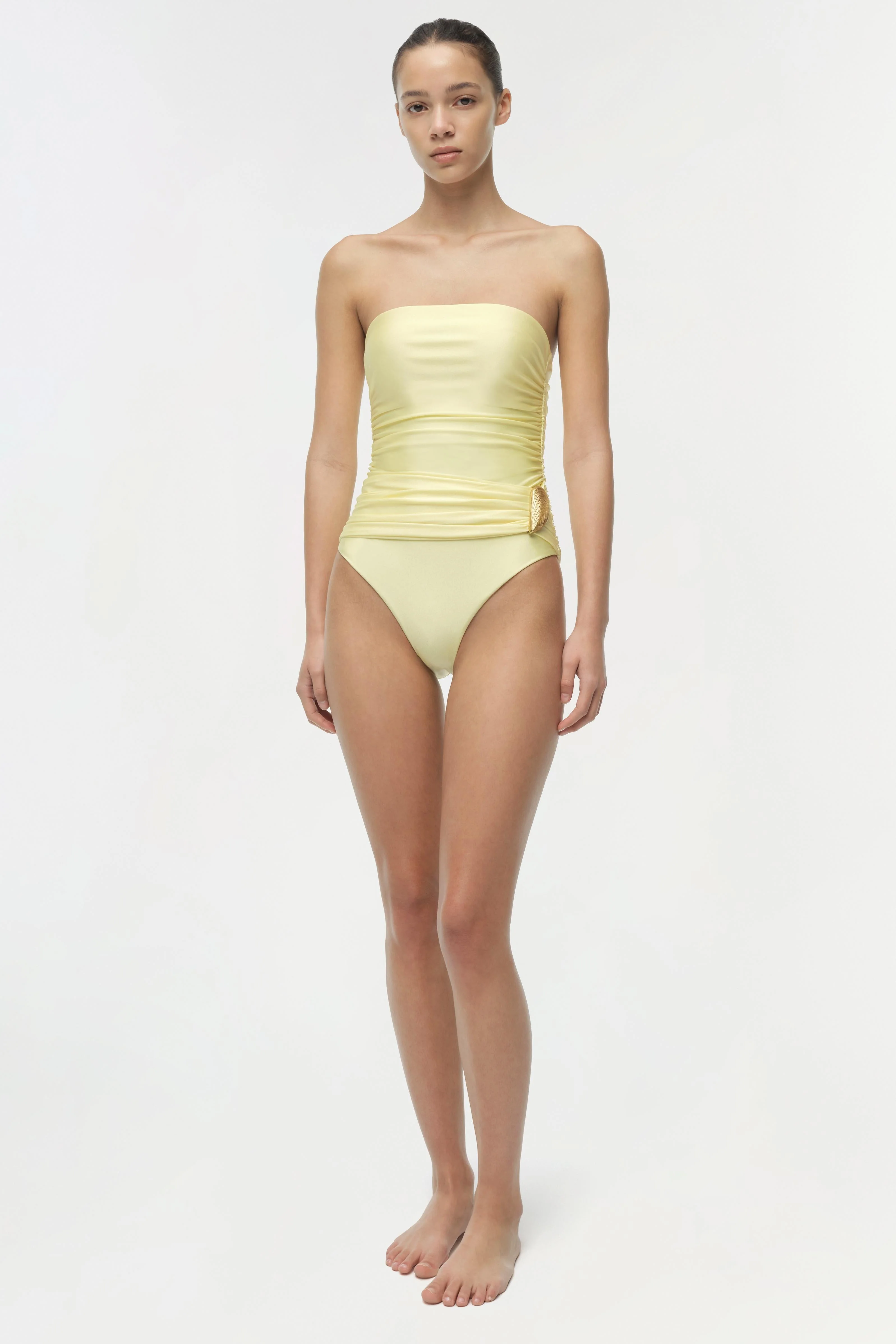 Simkhai - Lorena Shell Strapless One Piece - Image 2