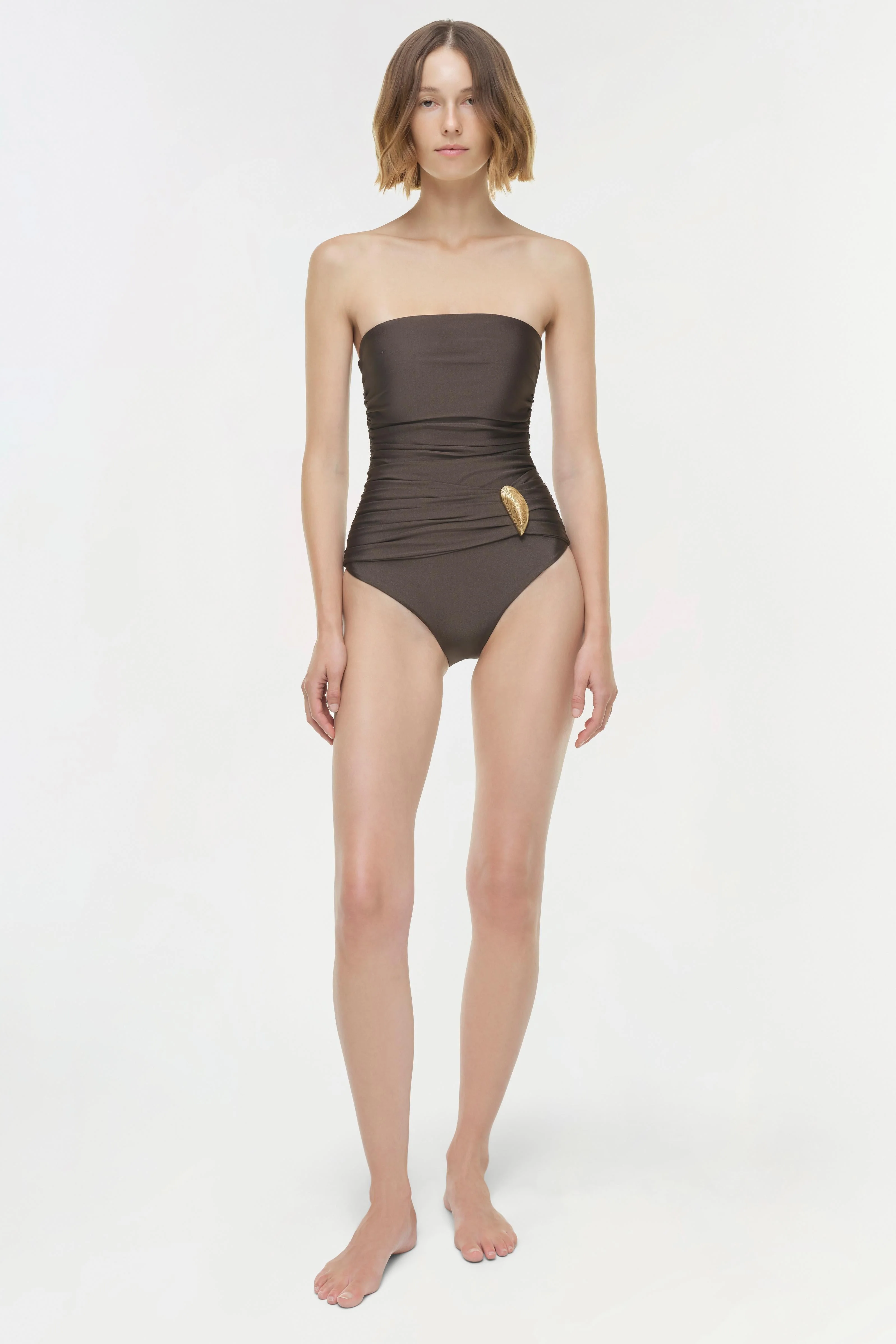 Simkhai - Lorena Shell Strapless One Piece - Image 2
