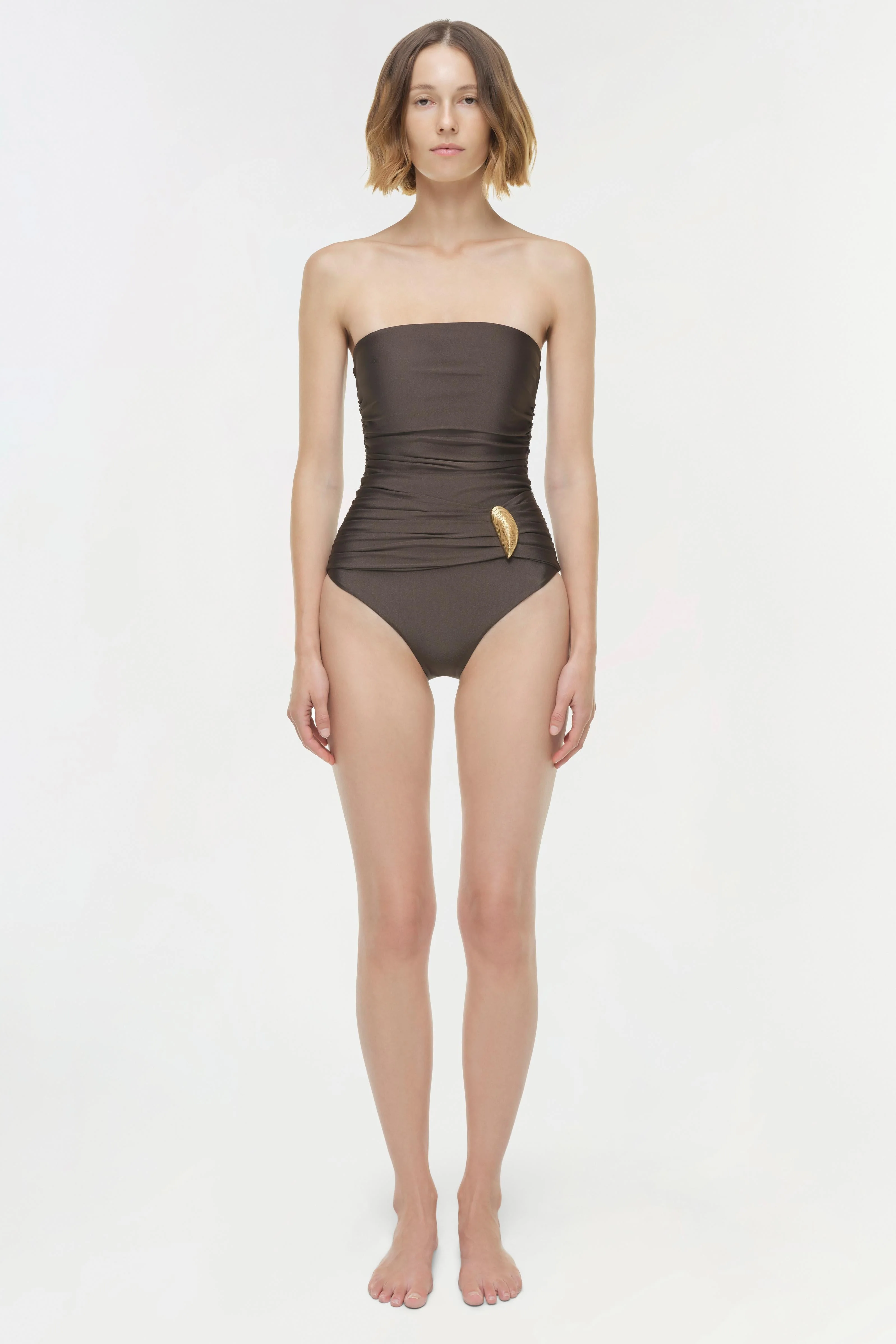 Simkhai - Lorena Shell Strapless One Piece - Image 6