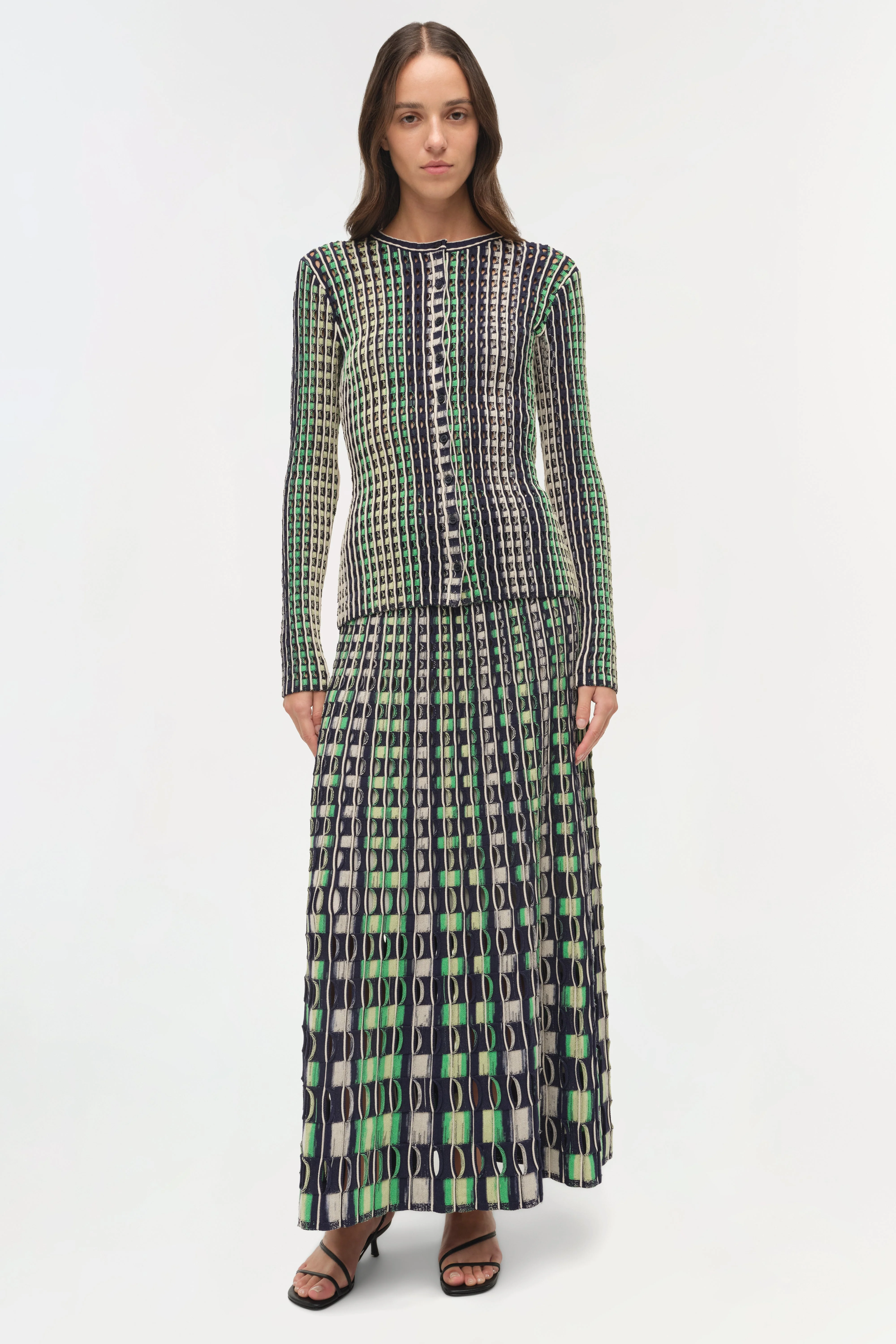 Simkhai - Mabel Eyelet Knit Cardigan - Image 2
