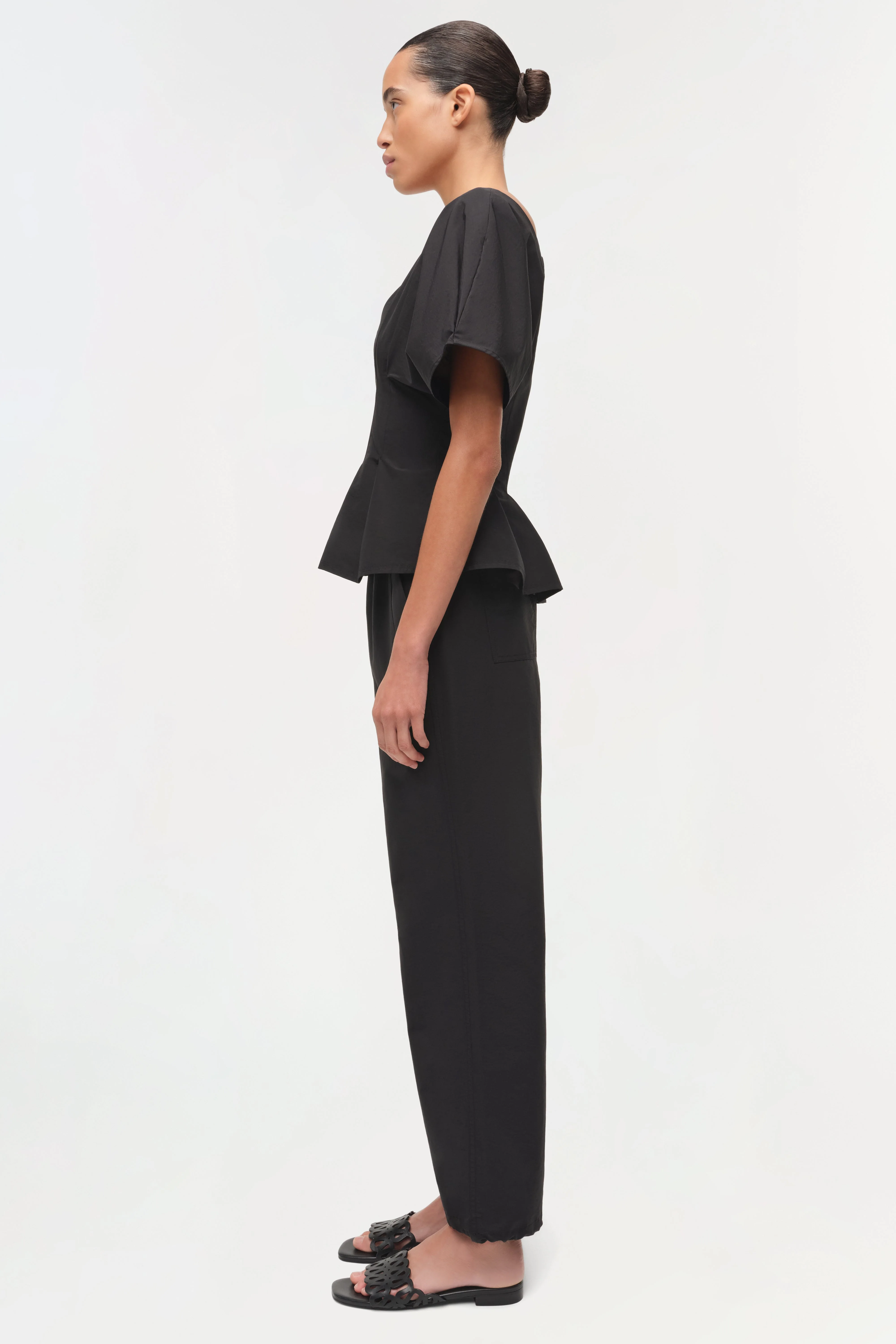 Simkhai - Mavrick Cotton Faille Pull On Pant - Image 5