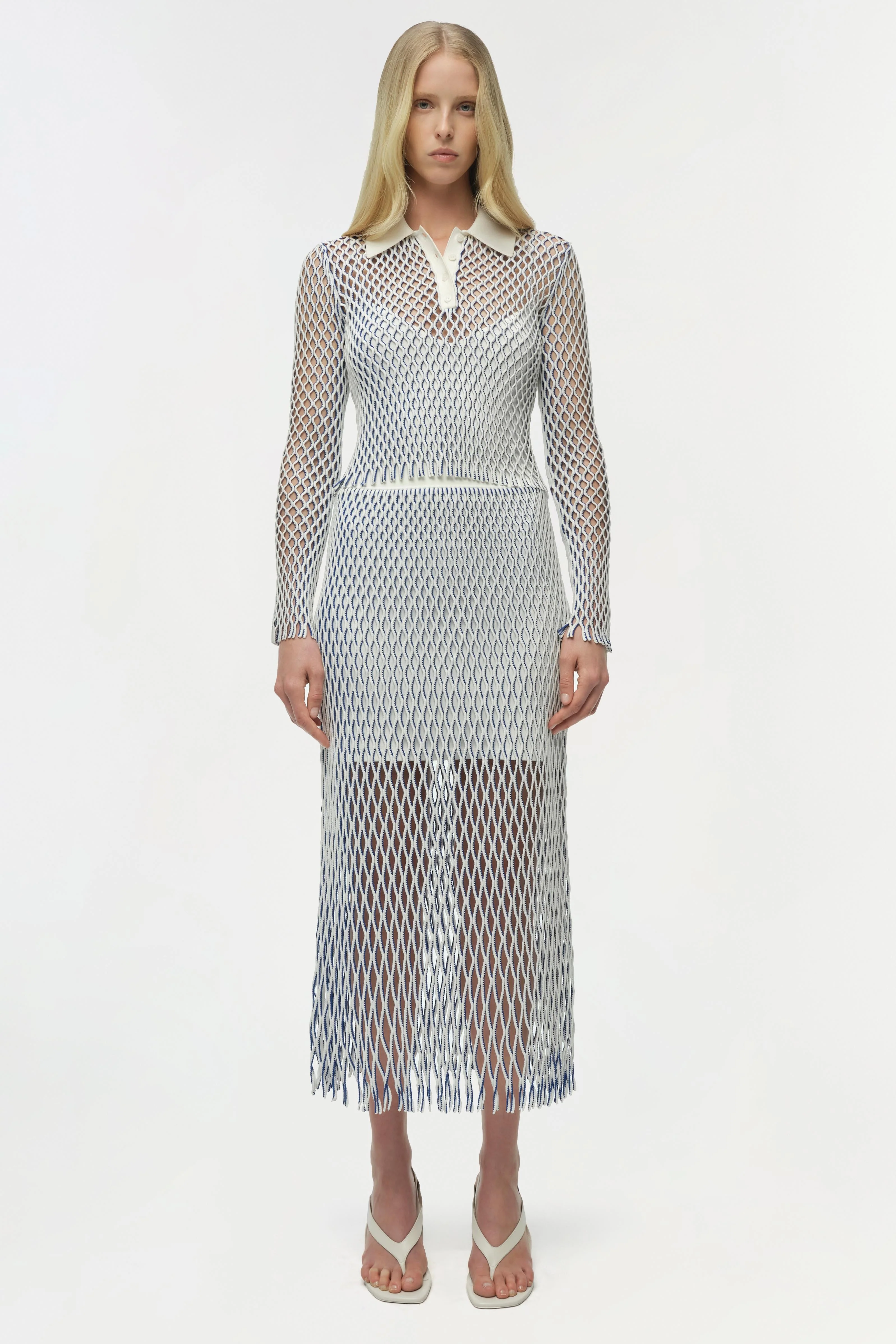 Simkhai - Petra Knit Polo - Image 6