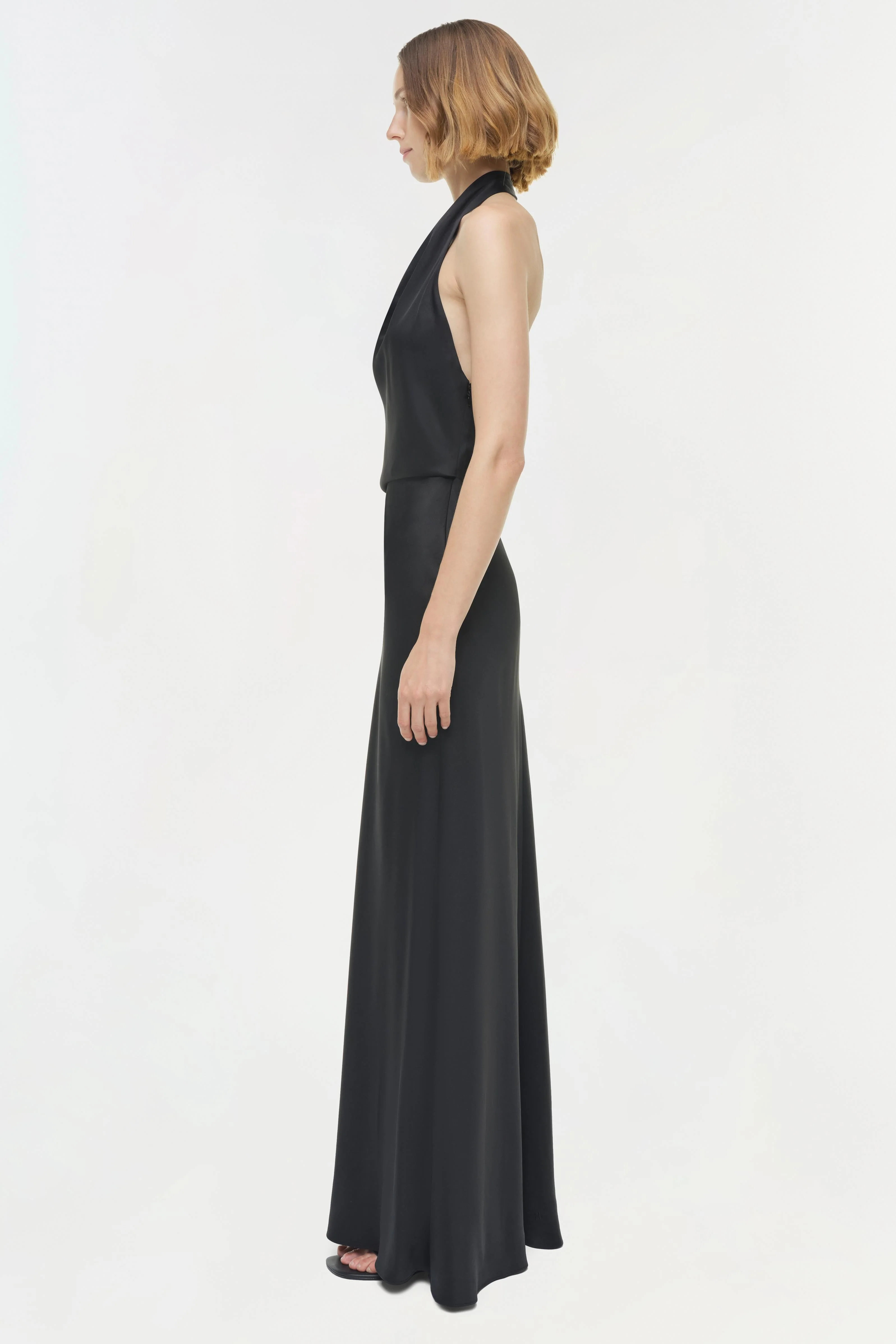 Simkhai - Reannon Draped Satin Gown - Image 4