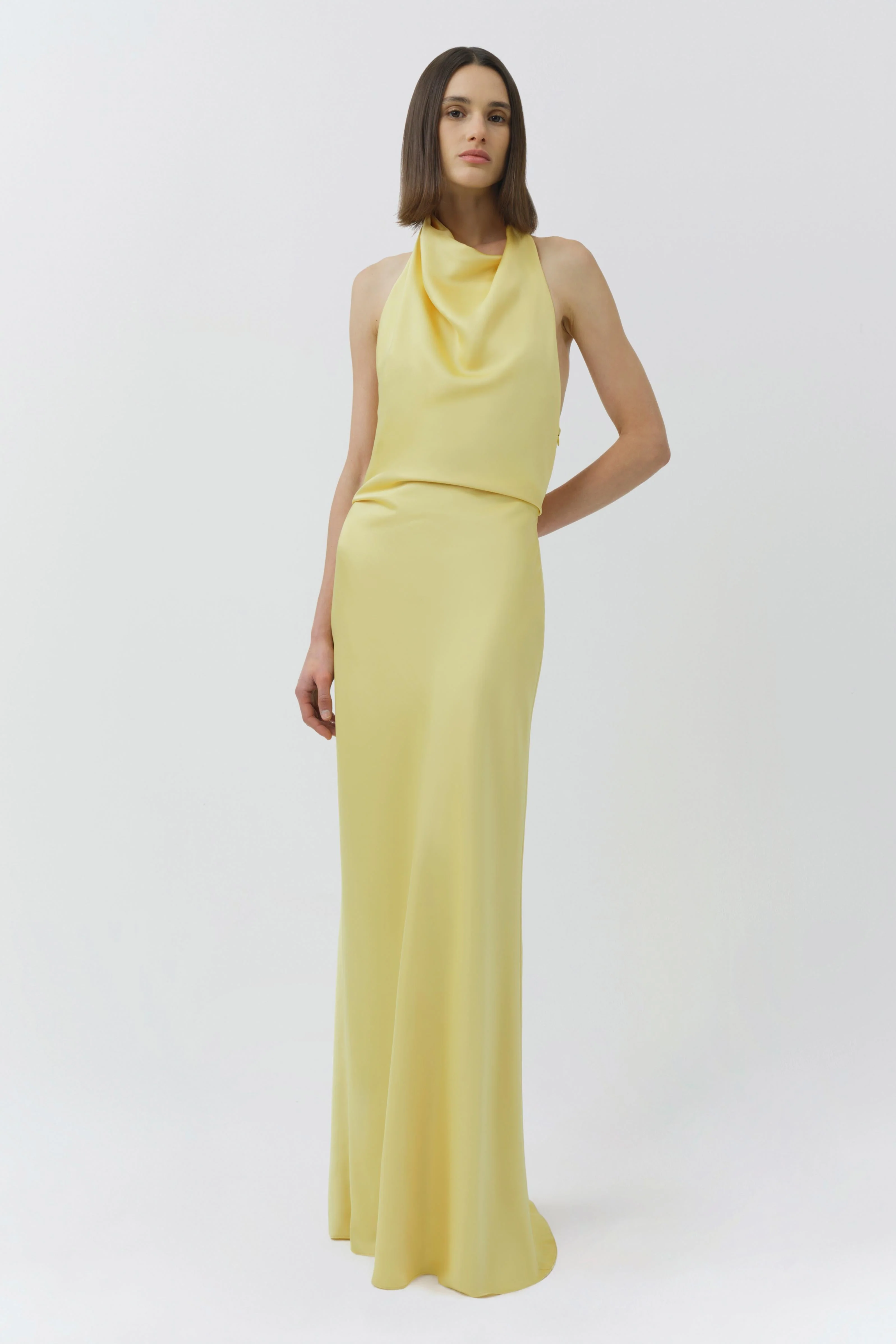 Simkhai - Reannon Draped Satin Gown - Image 2
