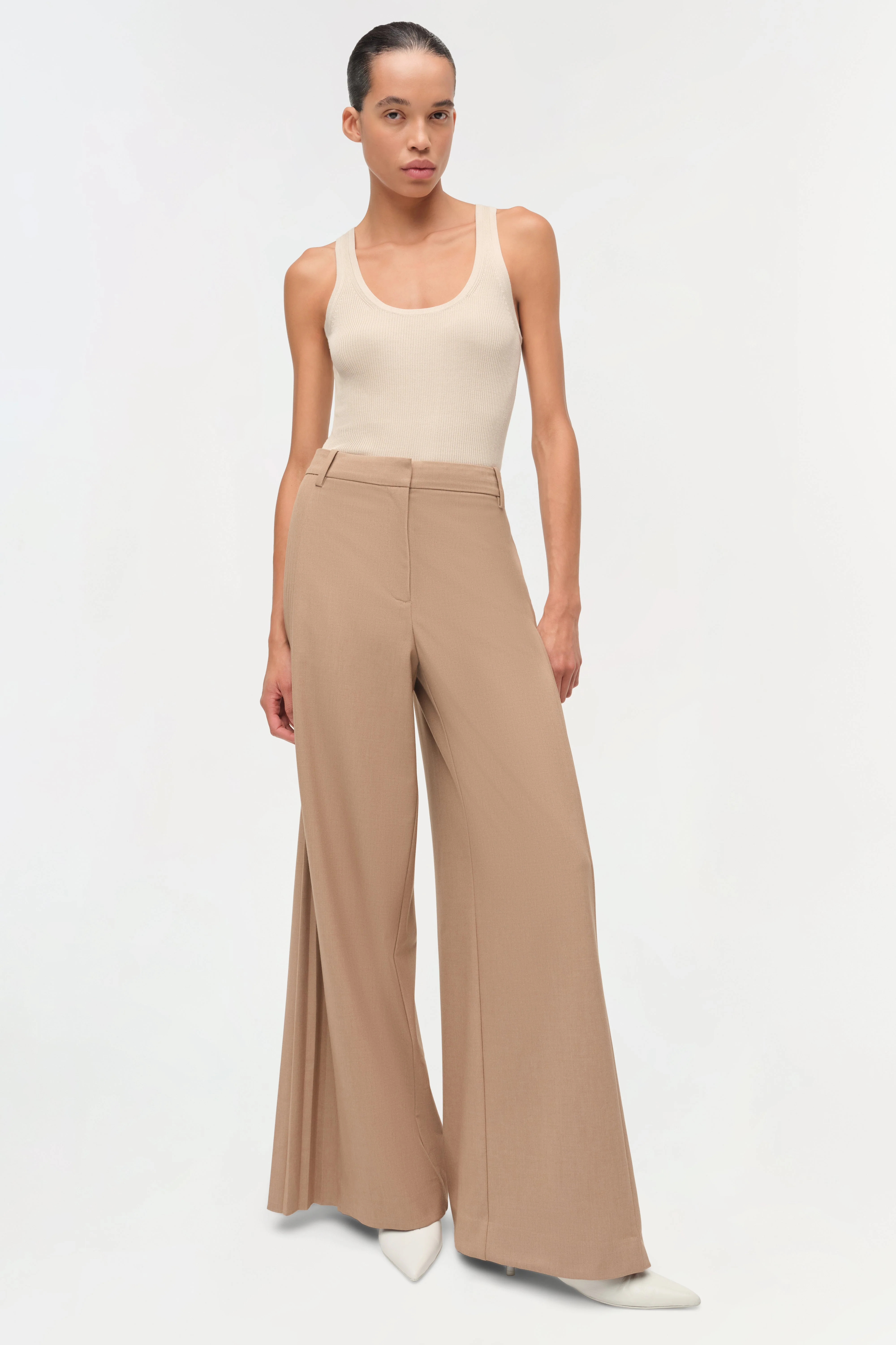 Simkhai - Romy Pleated Suiting Pant - Image 2