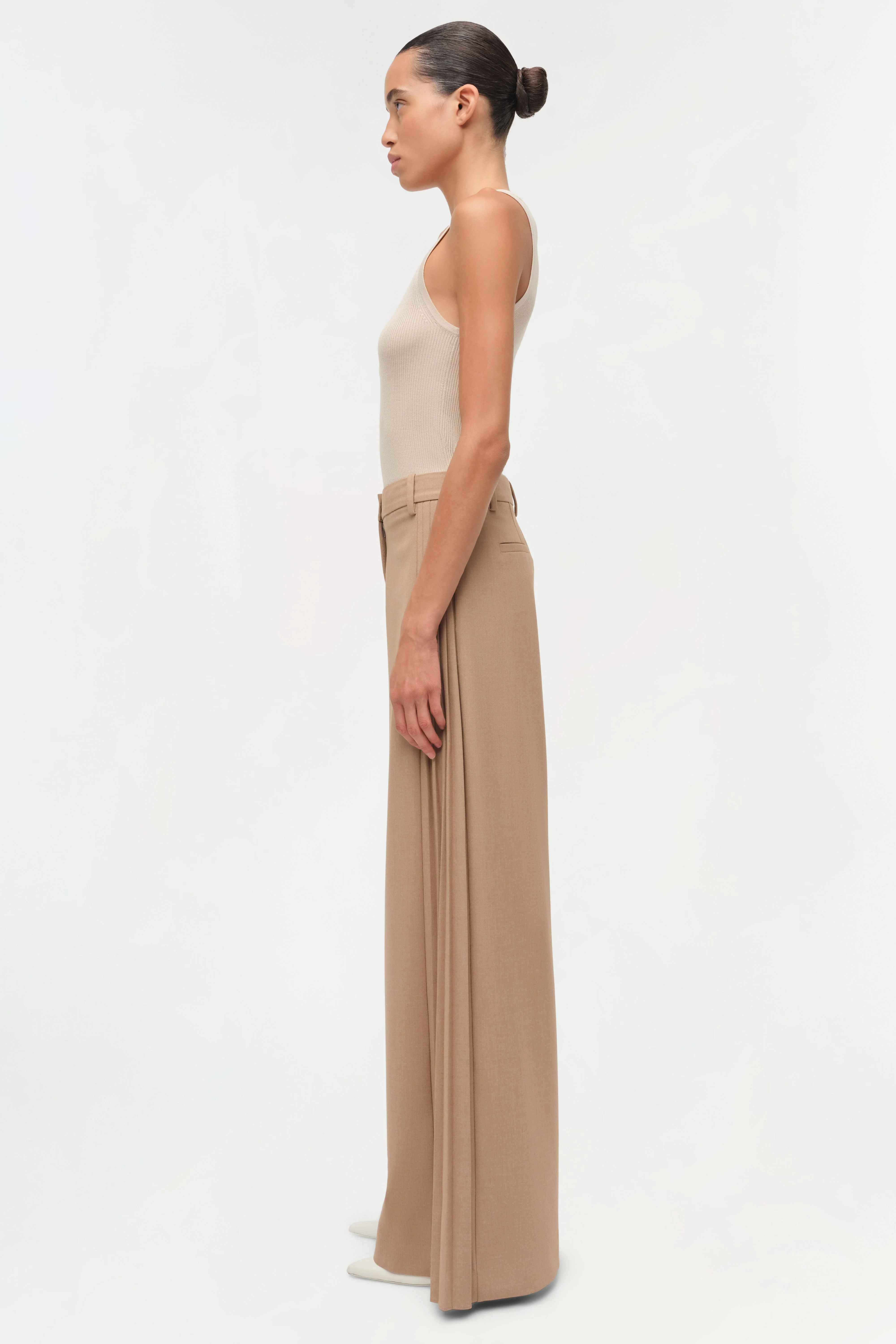 Simkhai - Romy Pleated Suiting Pant - Image 3