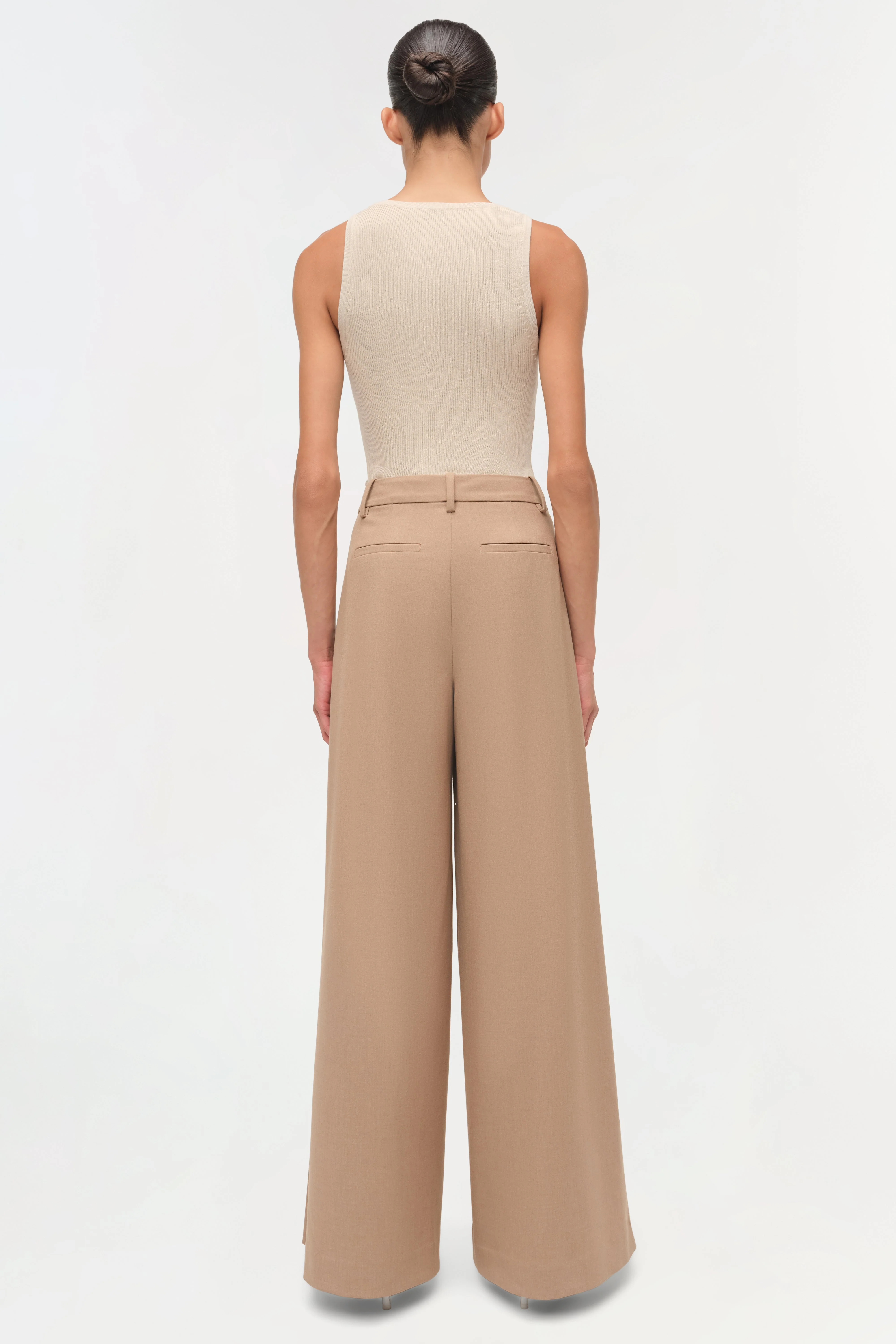 Simkhai - Romy Pleated Suiting Pant - Image 4