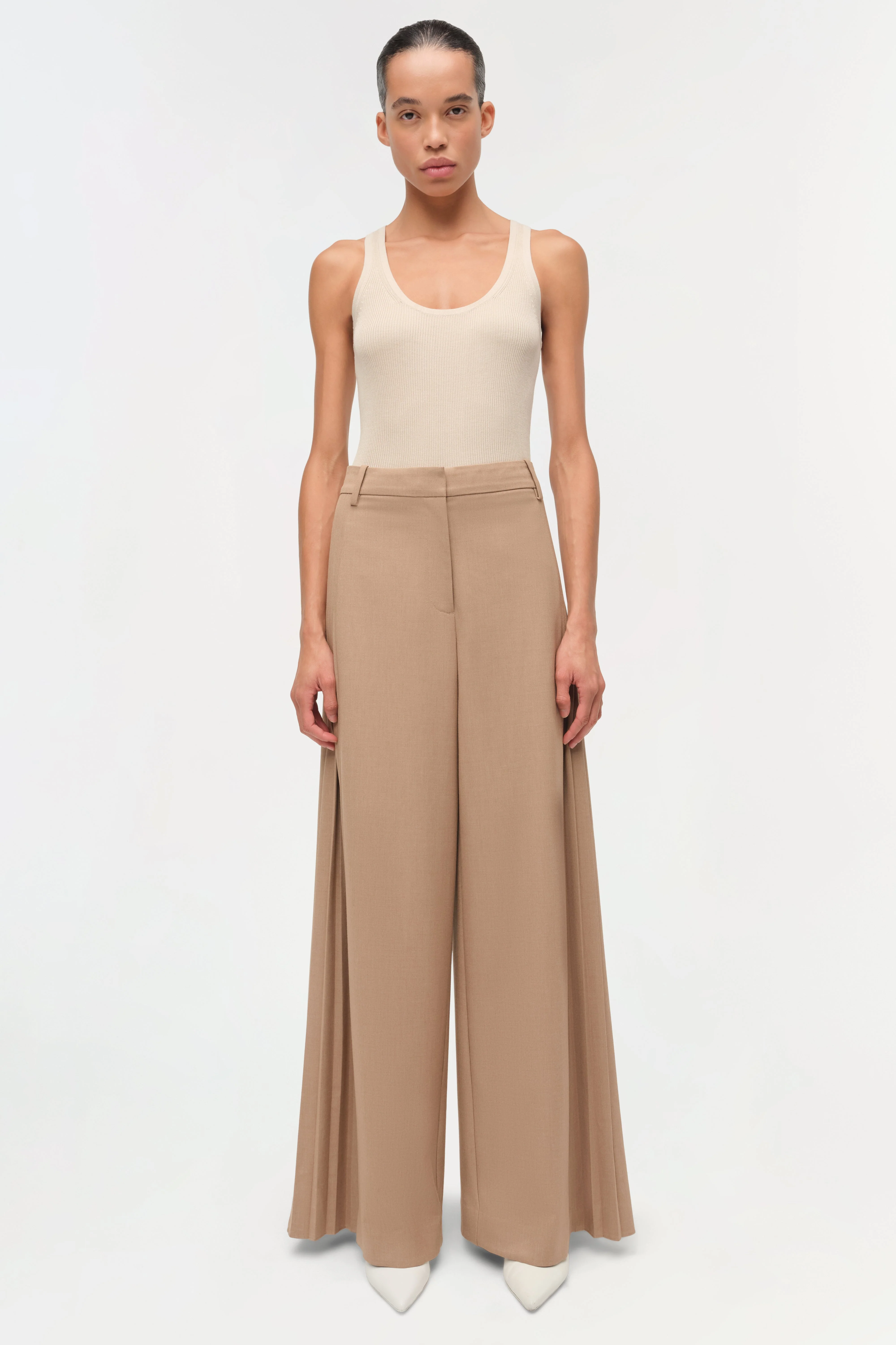 Simkhai - Romy Pleated Suiting Pant - Image 5