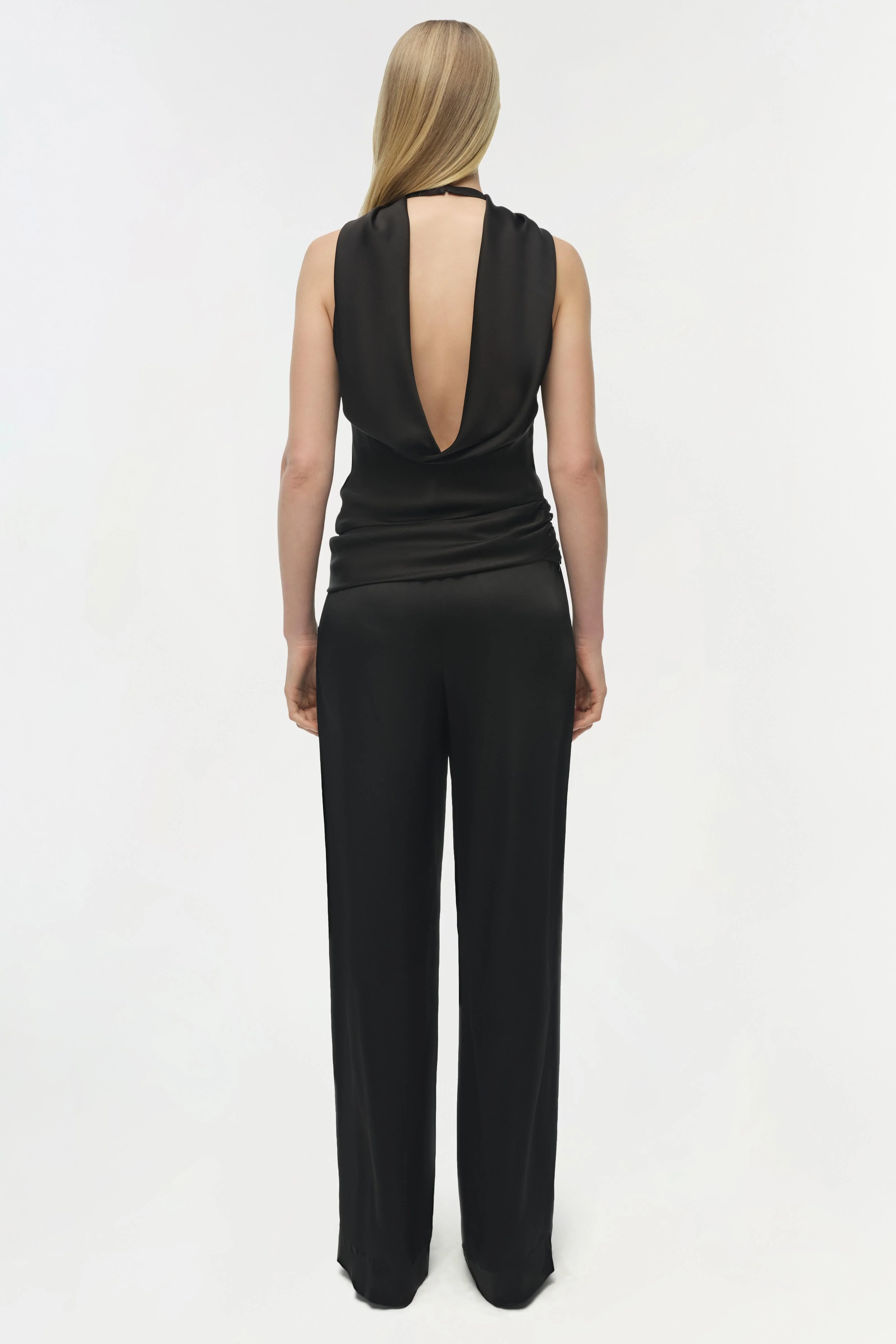 Simkhai - Samira Satin Cape Top - Image 5