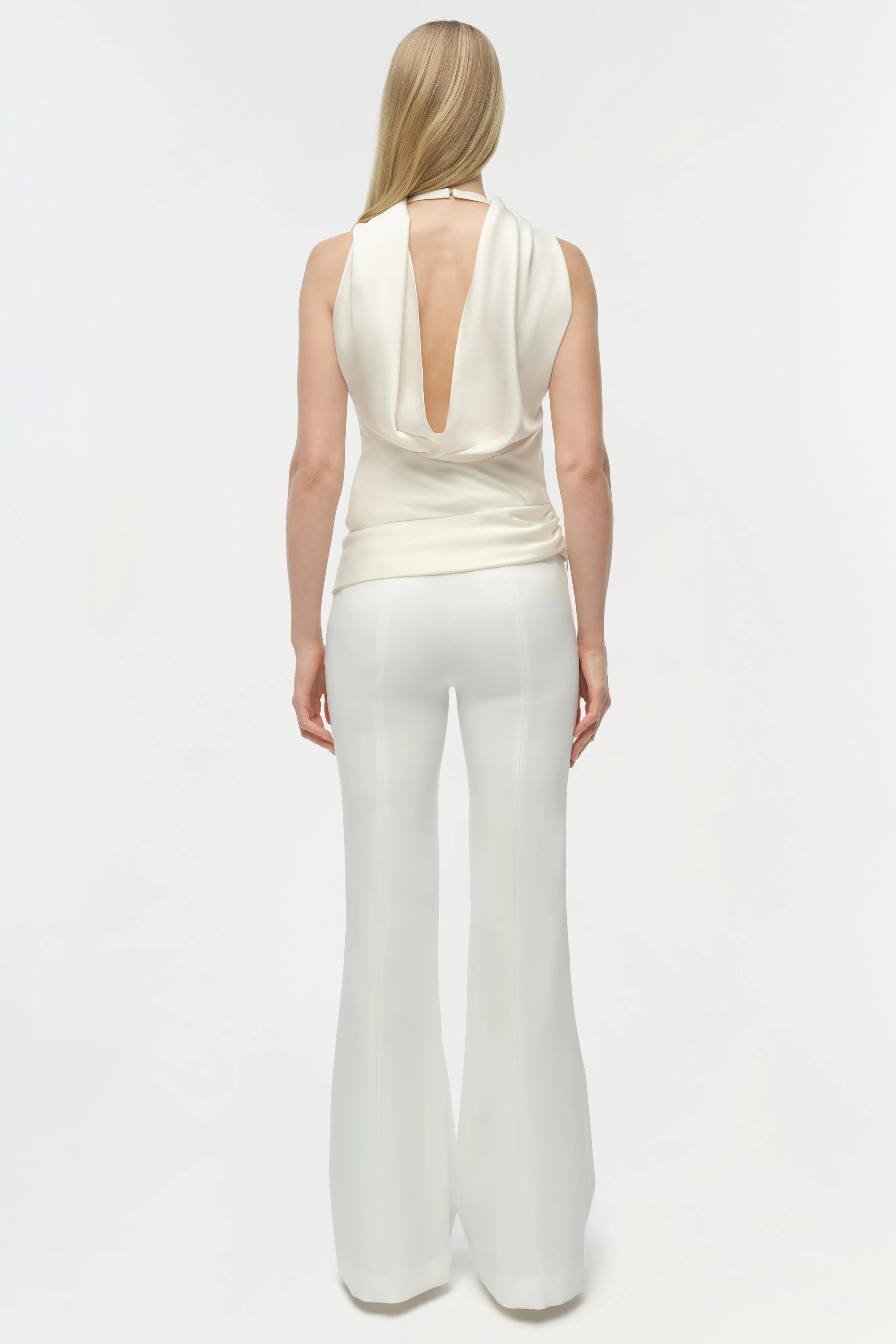 Simkhai - Samira Satin Cape Top - Image 5