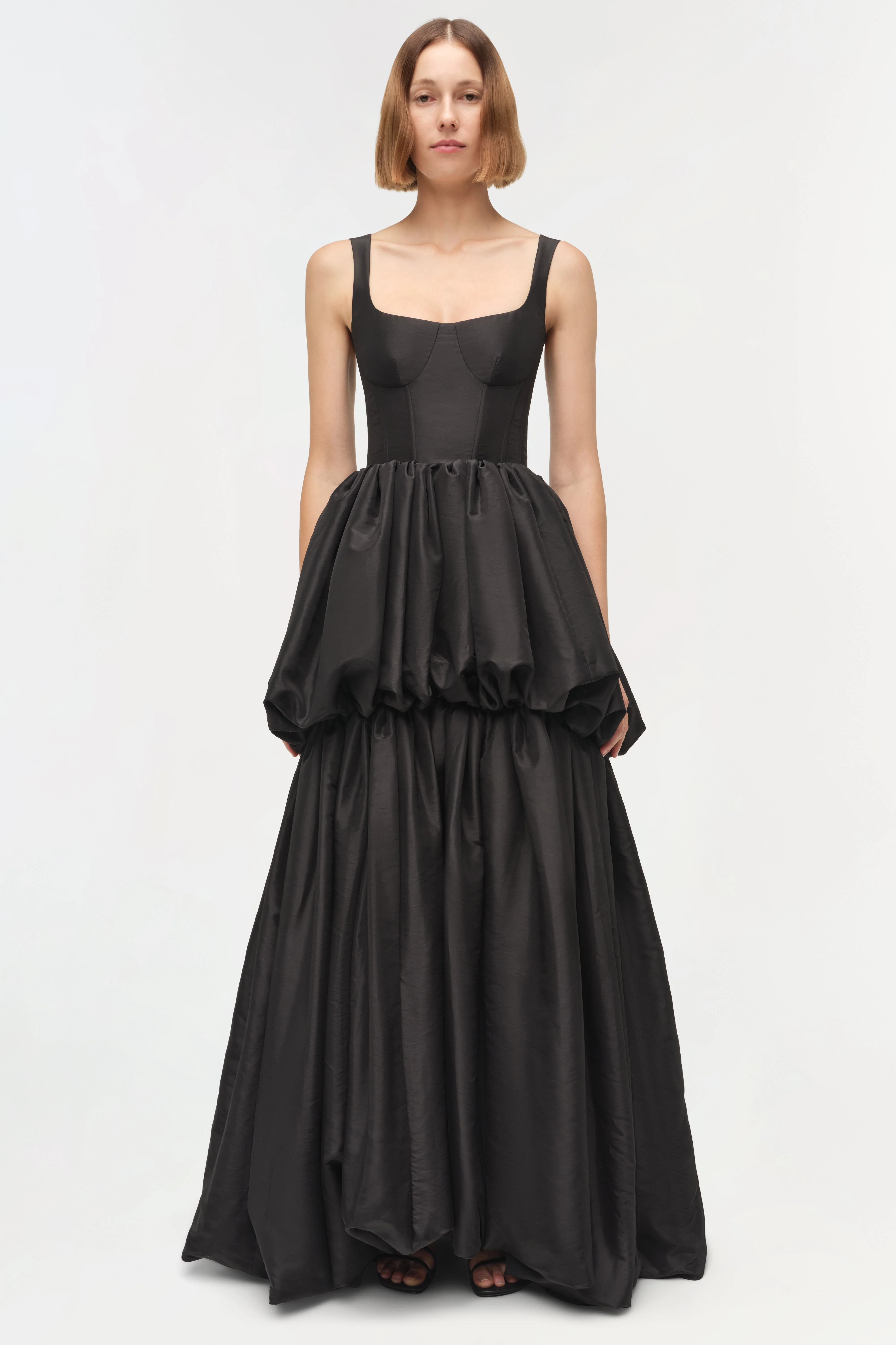 Simkhai - Tabitha Taffeta Tiered Bubble Dress - Image 6