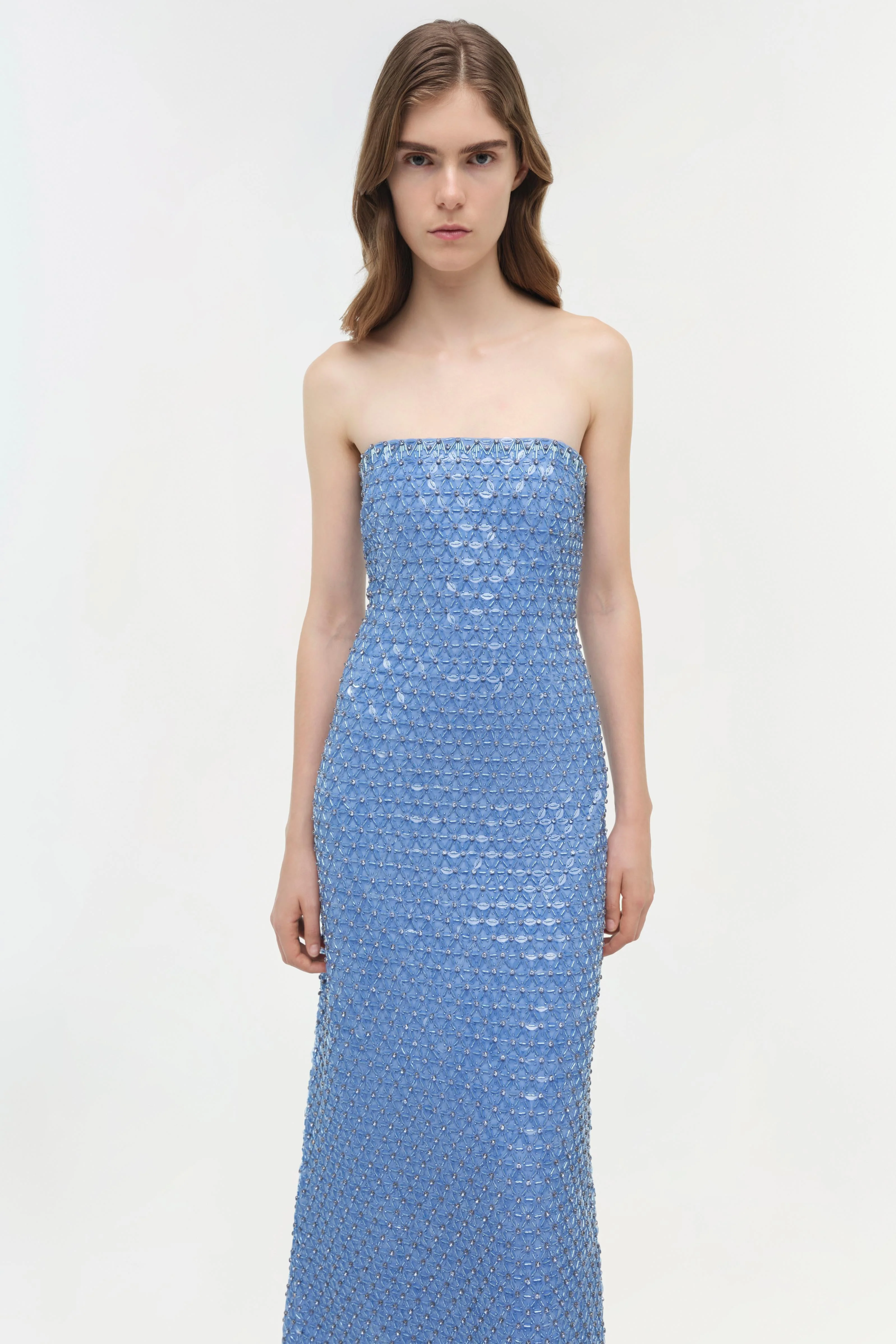 Simkhai - Vanessa Embellished Bustier Midi Dress - Image 3