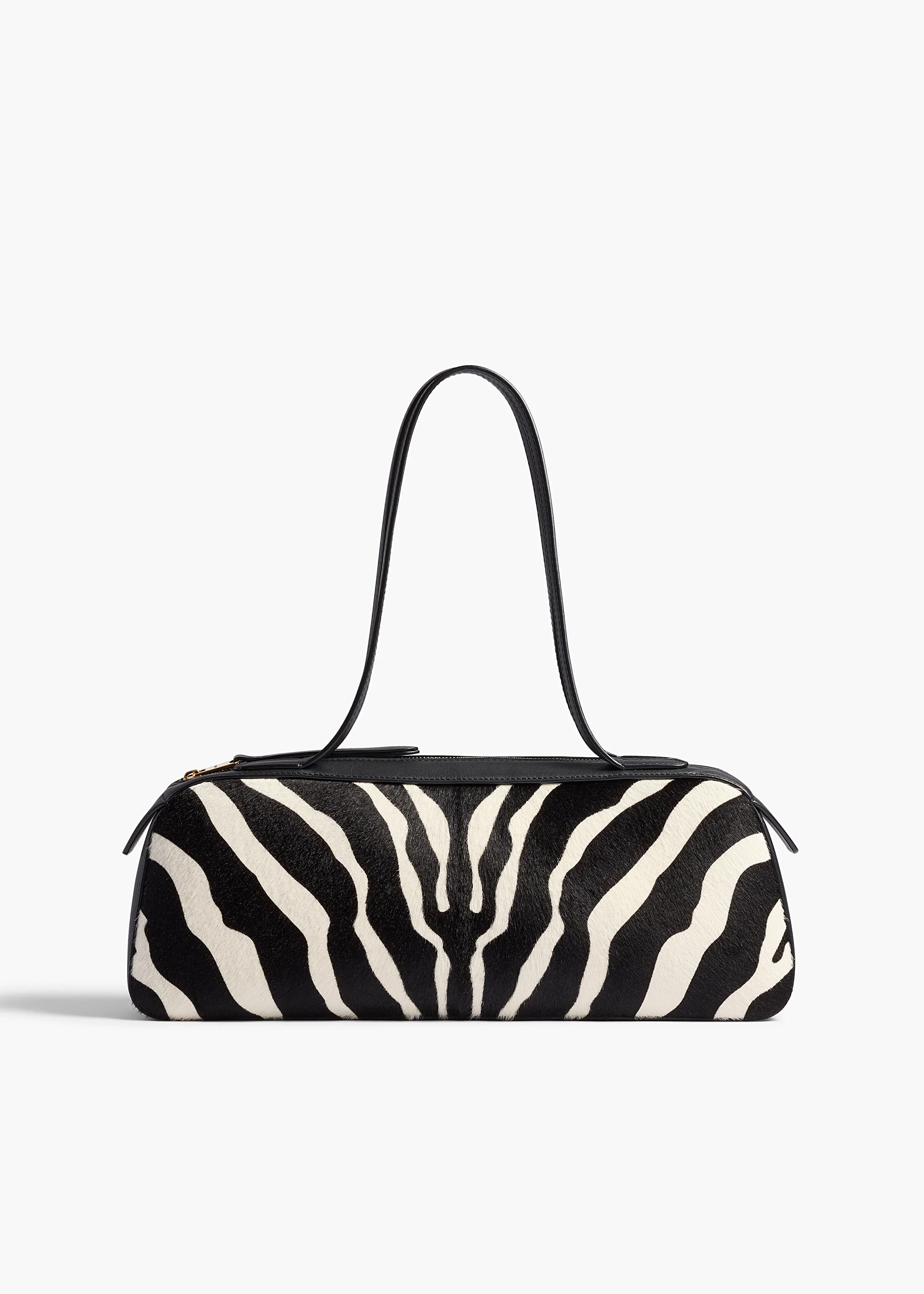 Khaite - Simona Shoulder Bag in Zebra Print Haircalf - Image 7