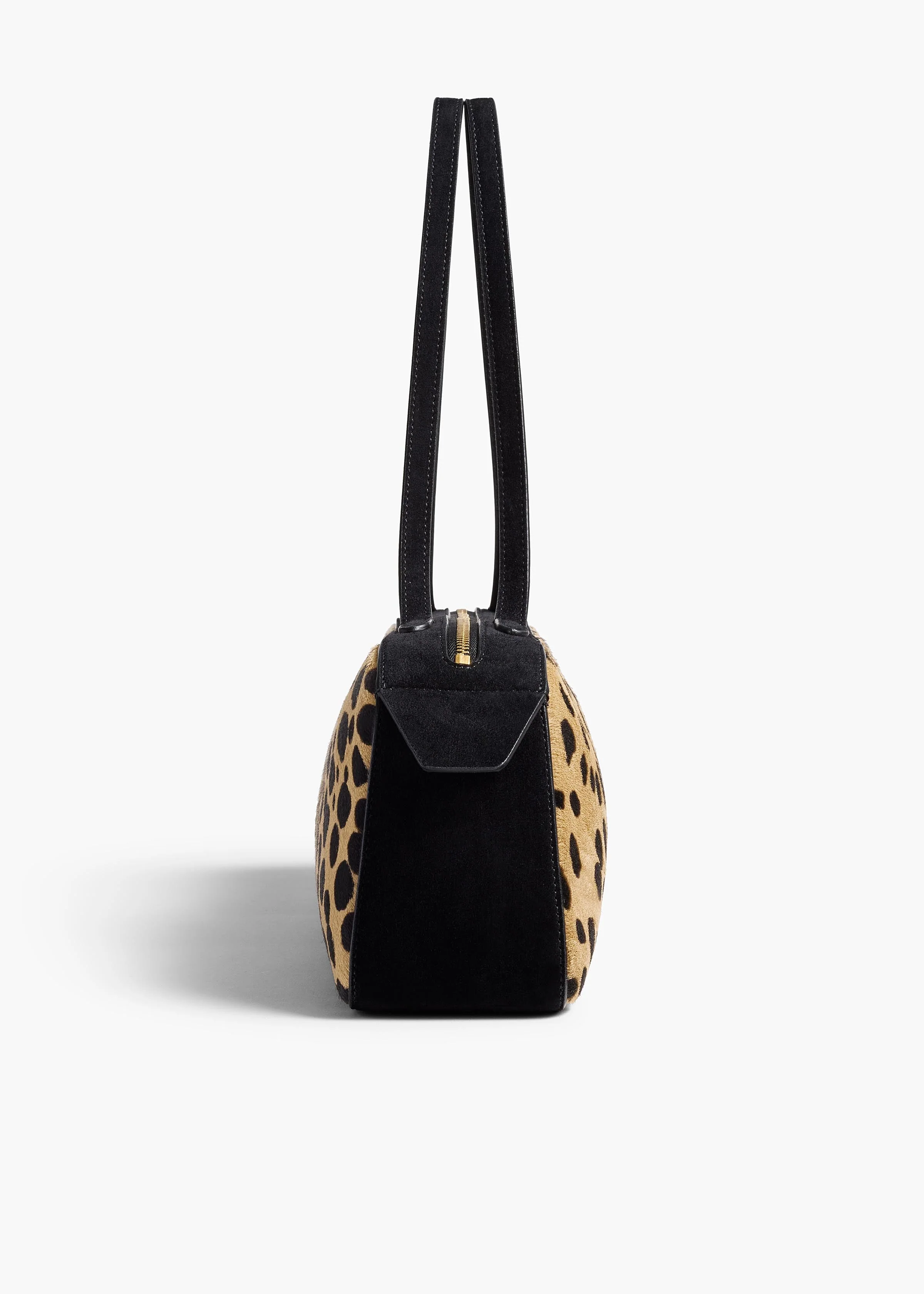 Khaite - Simona Shoulder Bag in Hyena Print Haircalf - Image 3
