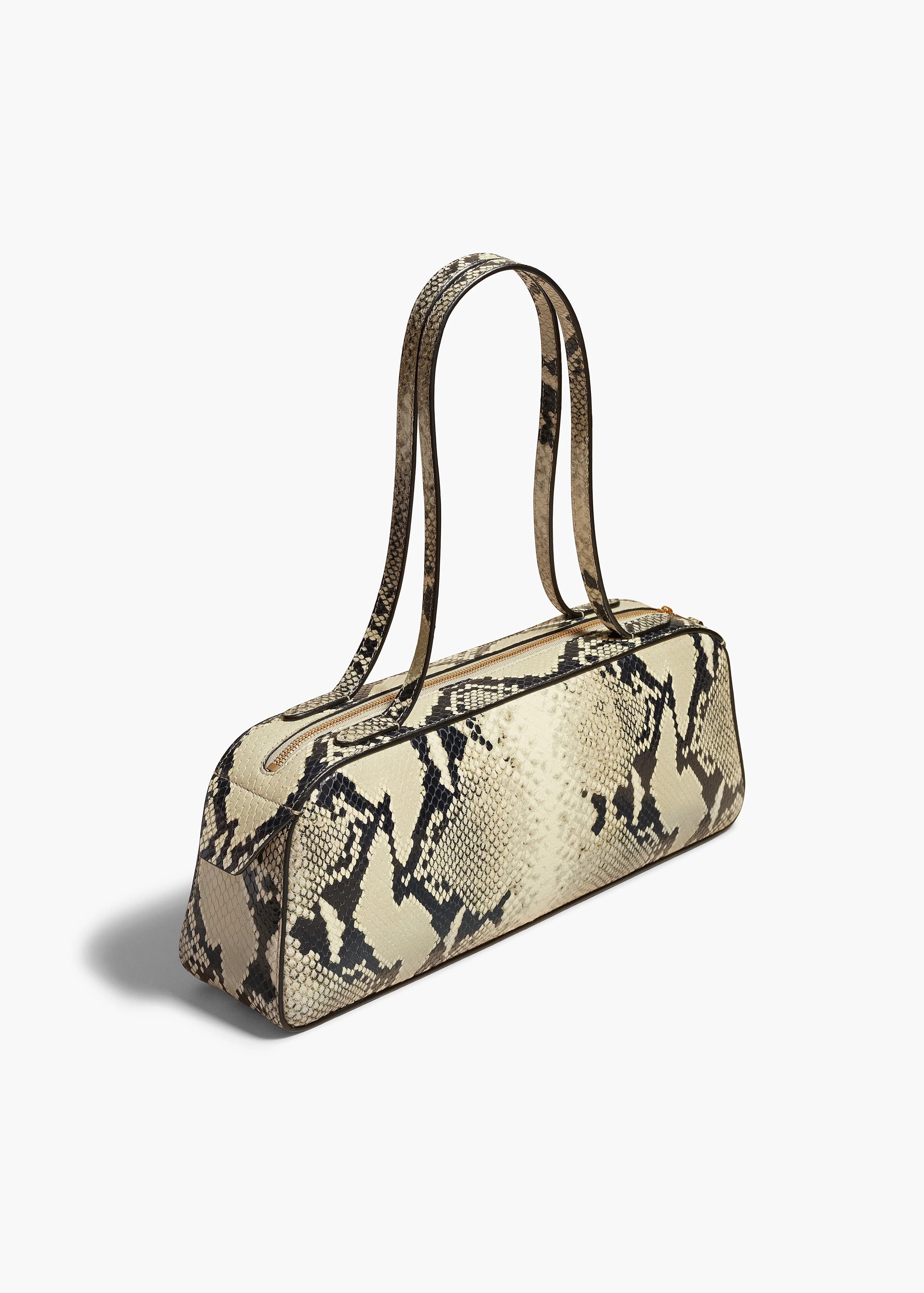 Khaite - Simona Shoulder Bag in Natural Python - Embossed Leather - Image 2
