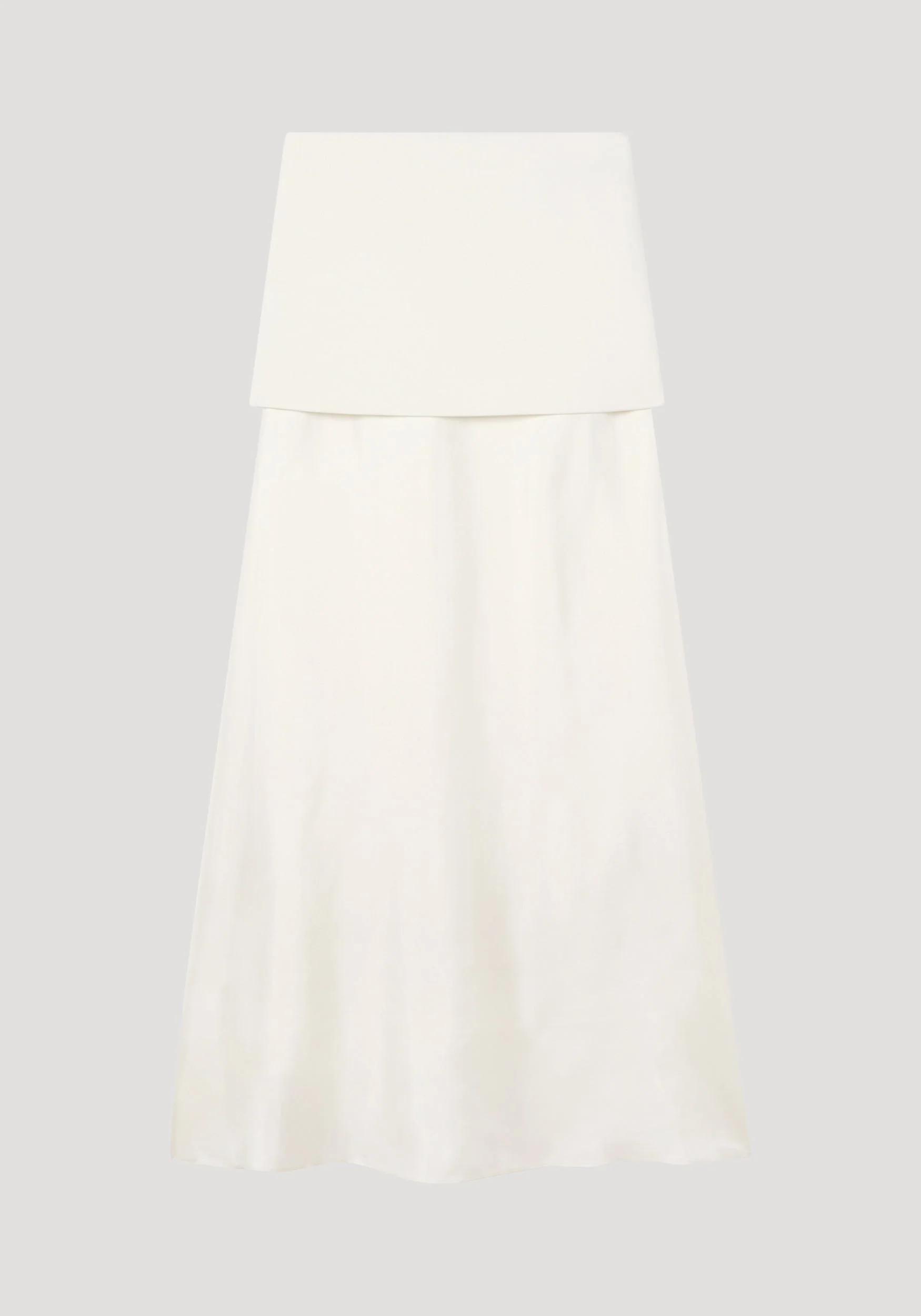 ROHE - Integrated fluid silk skirt | cream - Image 5