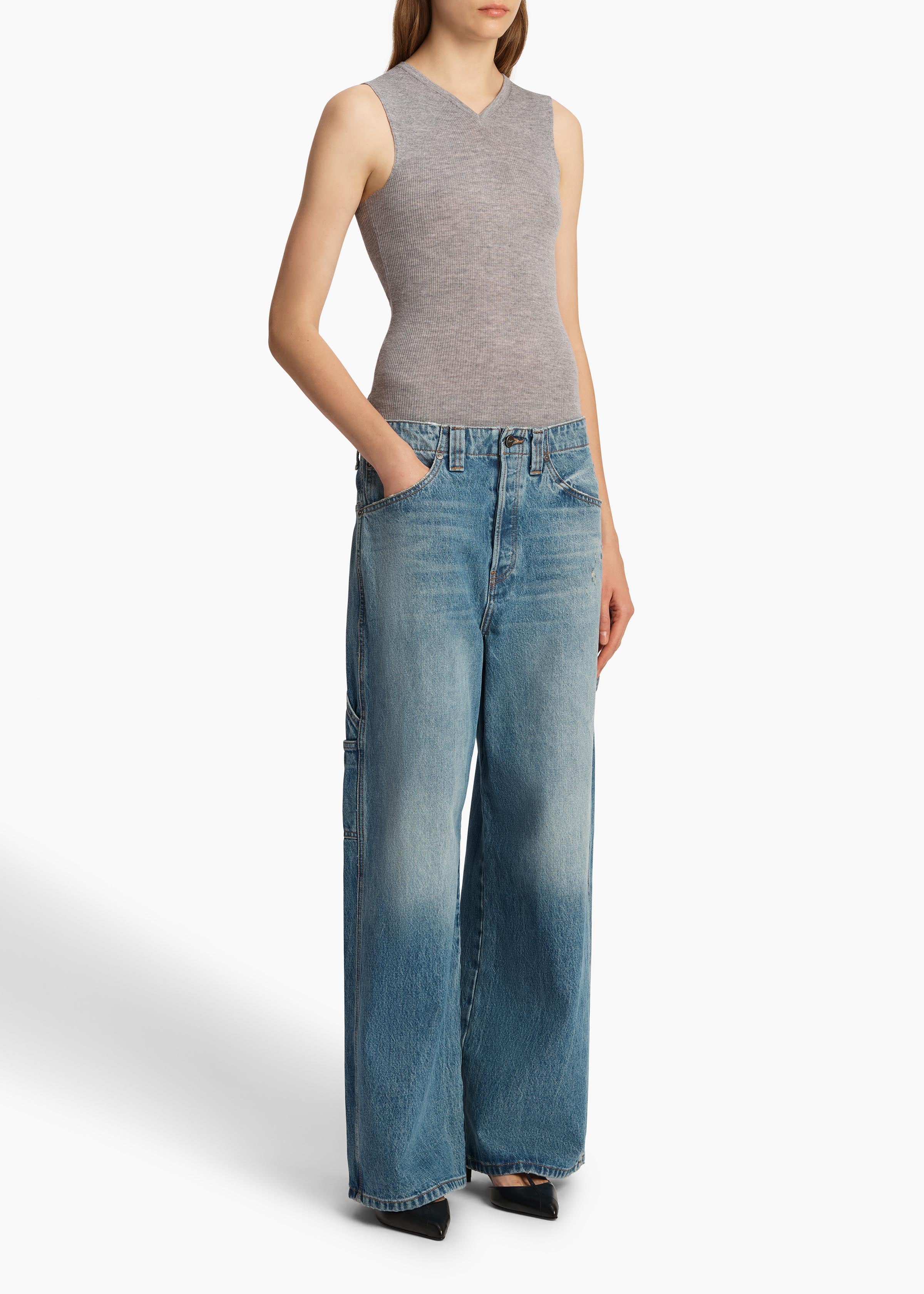Khaite - Sowen Jean in Heath - Image 2