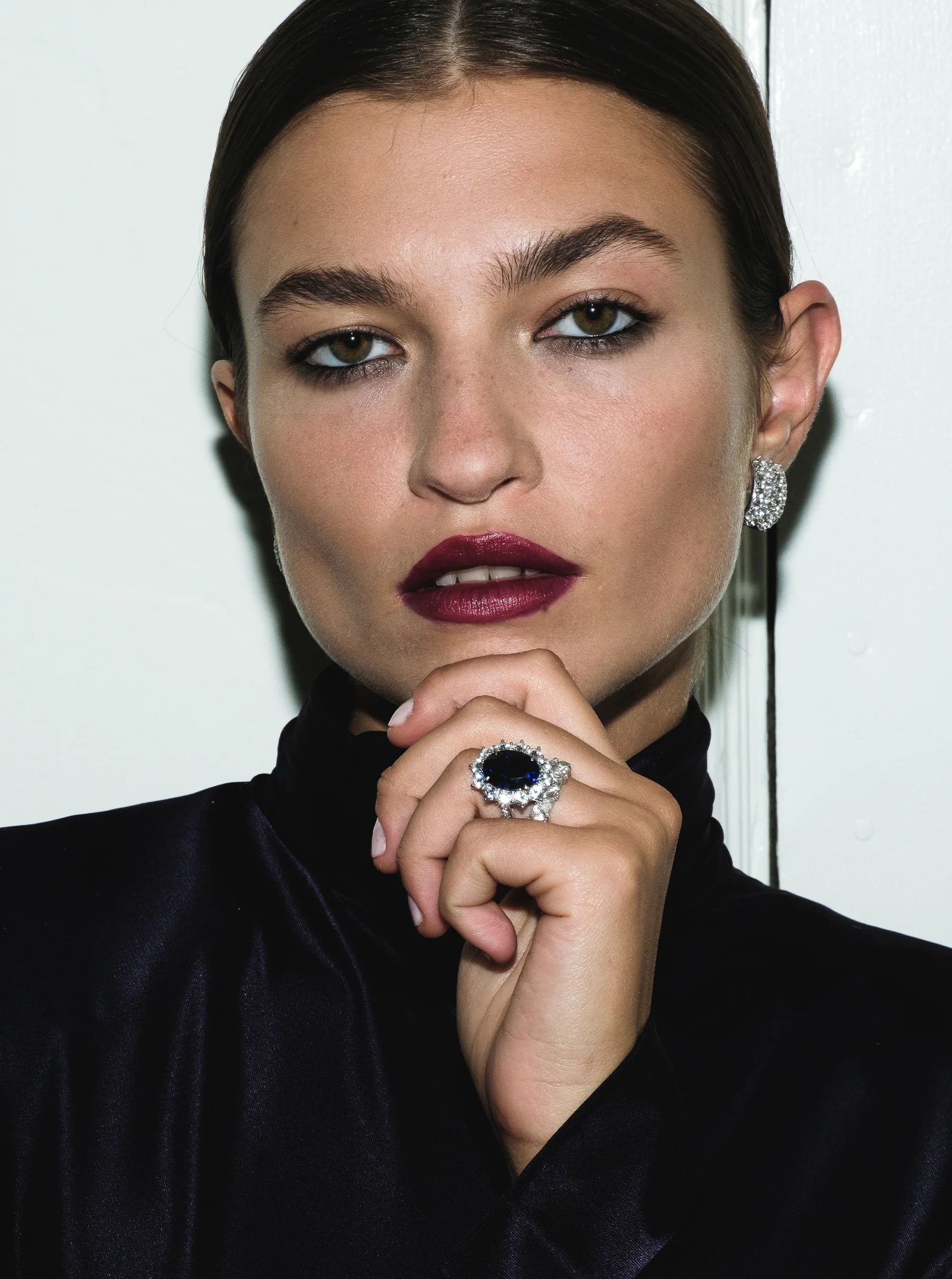 Dorsey - SPENCER, LAB EMERALD RING, SILVER - Image 6