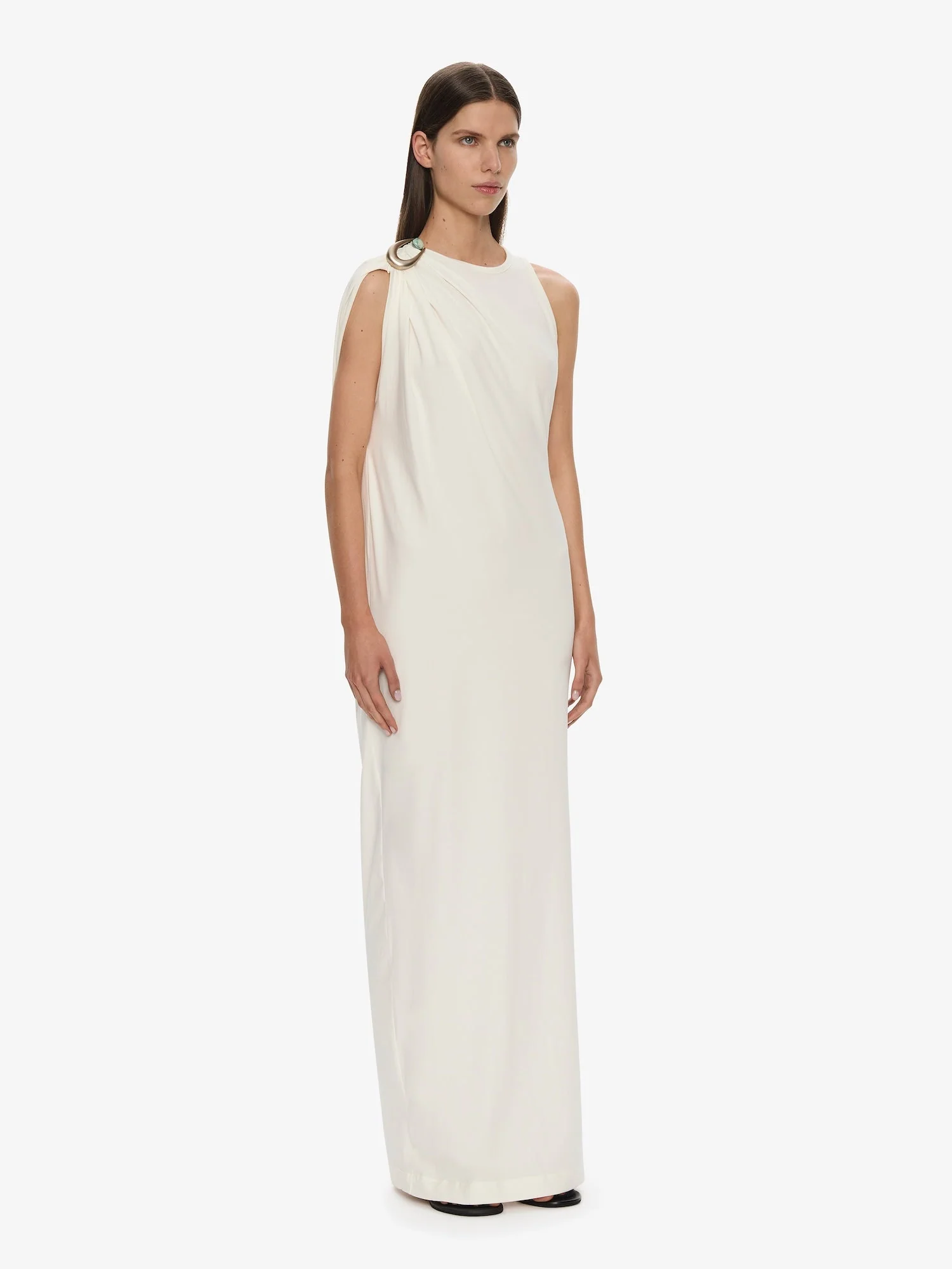 Christopher Esber - Stone Pin Column Tee Dress - Image 3