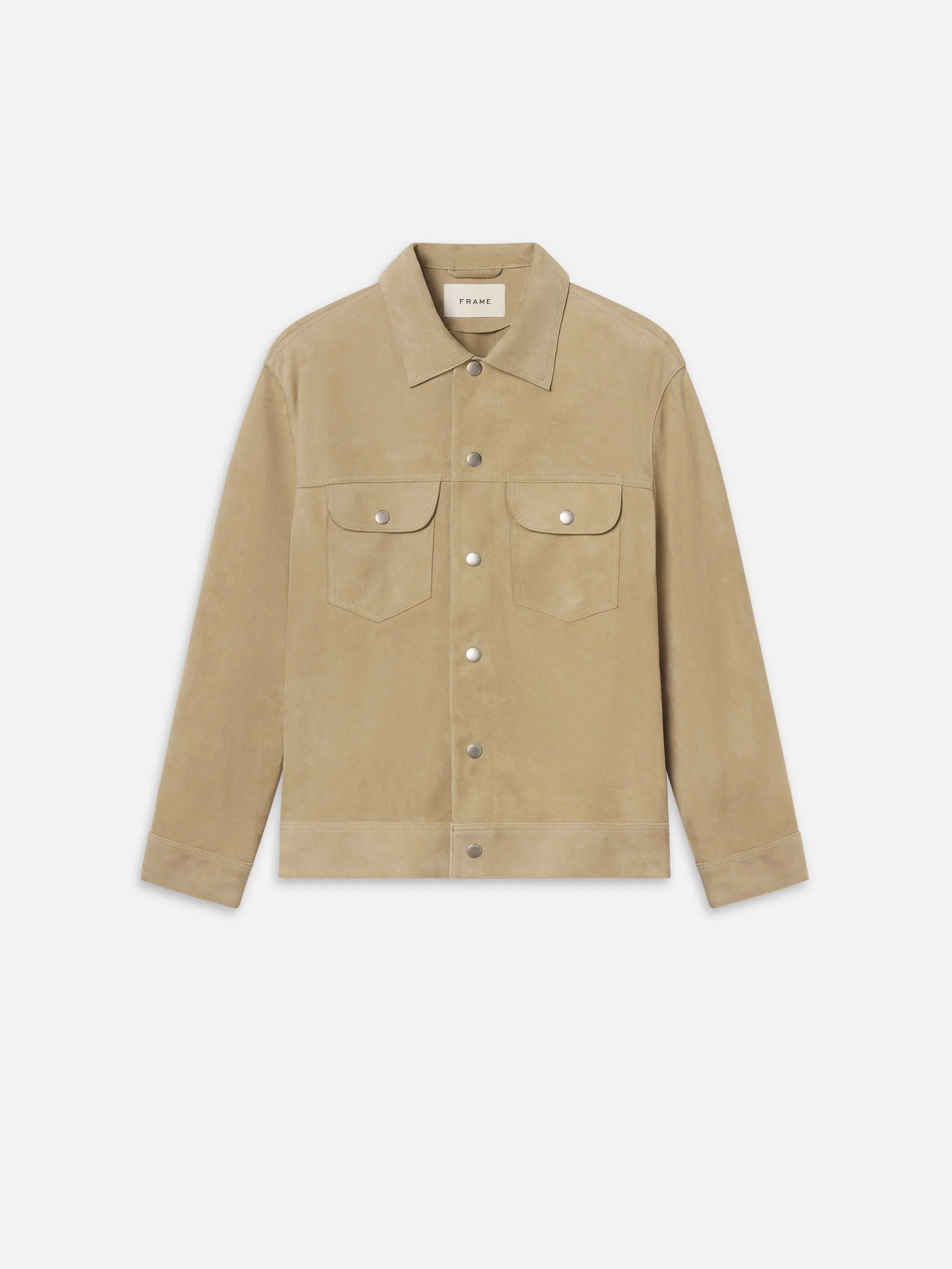 FRAME - Suede Trucker Jacket - Image 2